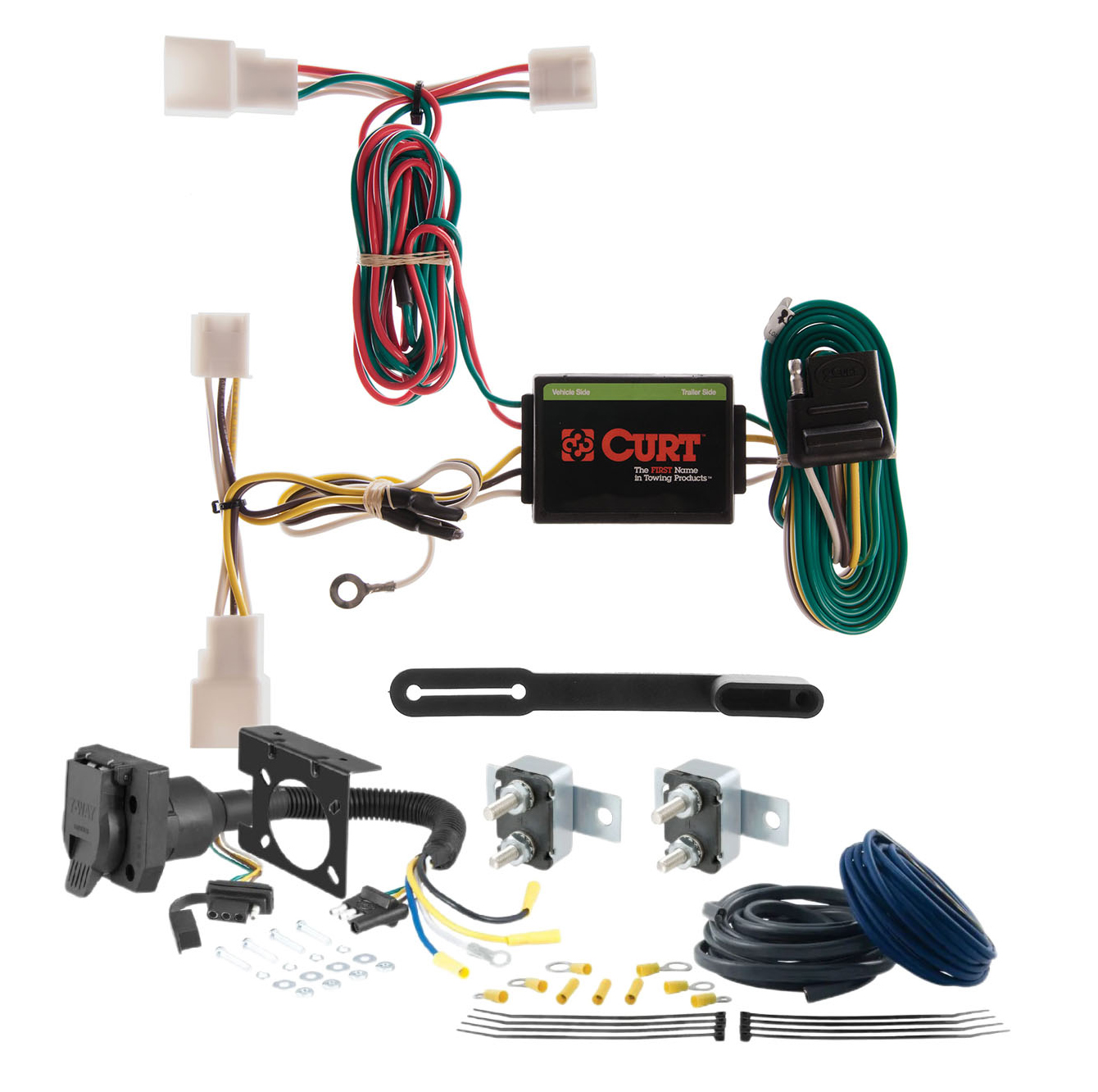 01 - 05 Toyota RAV4 CURT Trailer Brake Controller 7-Way Upgrade Kit  7WK2425 thumbnail 0