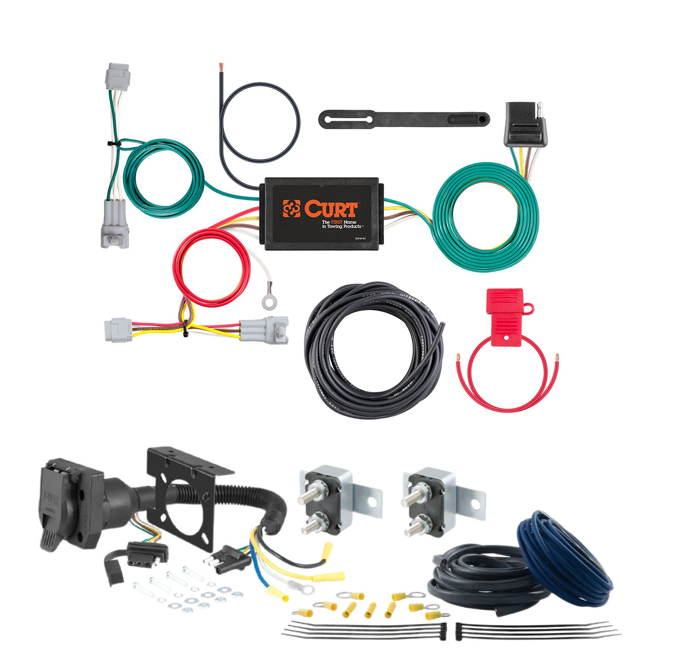 17 - 24 Subaru Impreza Hatchback, single exhaust CURT Trailer Brake Controller 7-Way Upgrade Kit  7WK2276 thumbnail 0