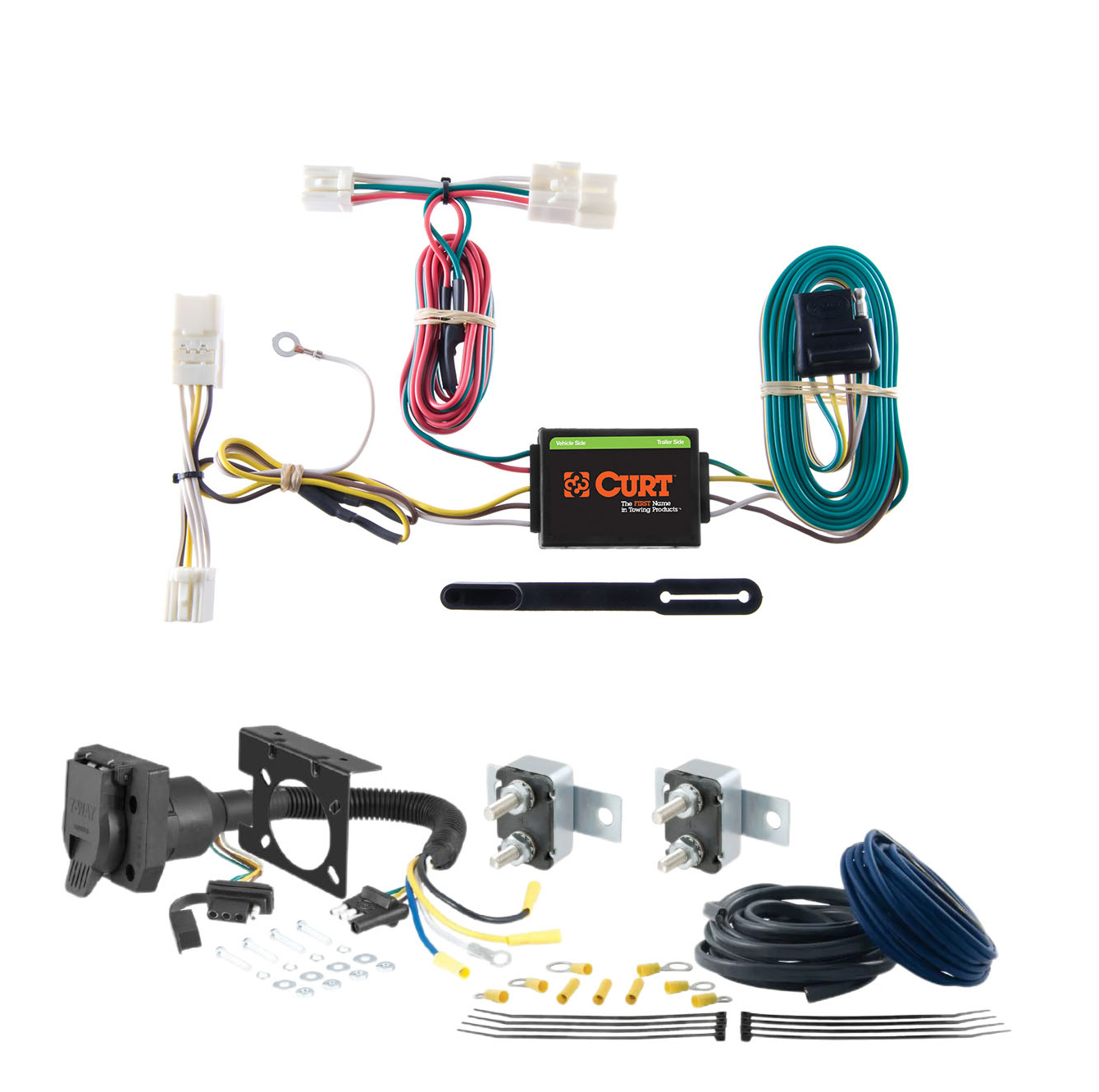 11 - 14 Dodge Charger CURT Trailer Brake Controller 7-Way Upgrade Kit  7WK678 thumbnail 0