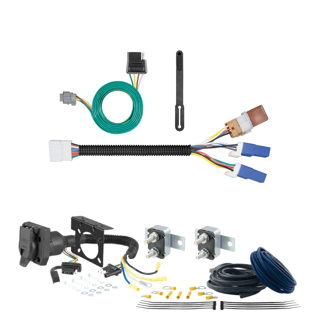 11 - 20 Volvo S60 CURT Trailer Brake Controller 7-Way Upgrade Kit  7WK2541 thumbnail 0