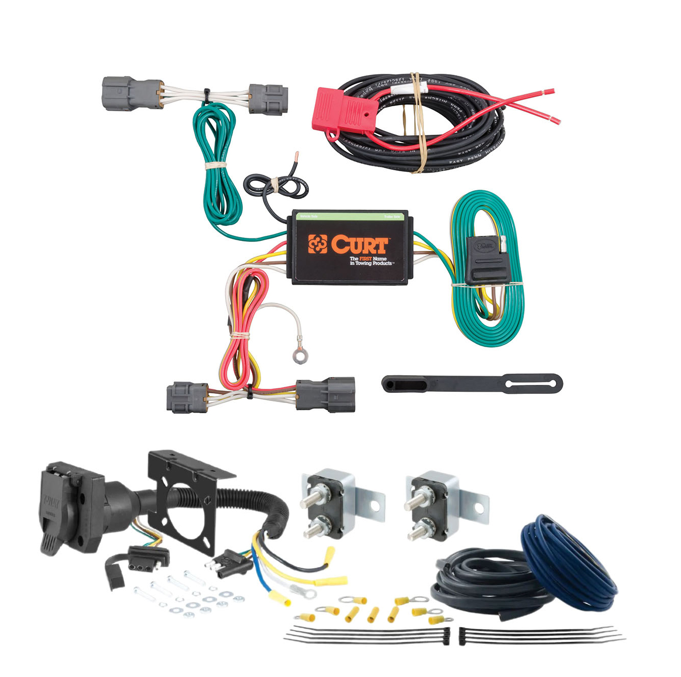 14 - 24 Ford Transit Connect CURT Trailer Brake Controller 7-Way Upgrade Kit  7WK996 thumbnail 0