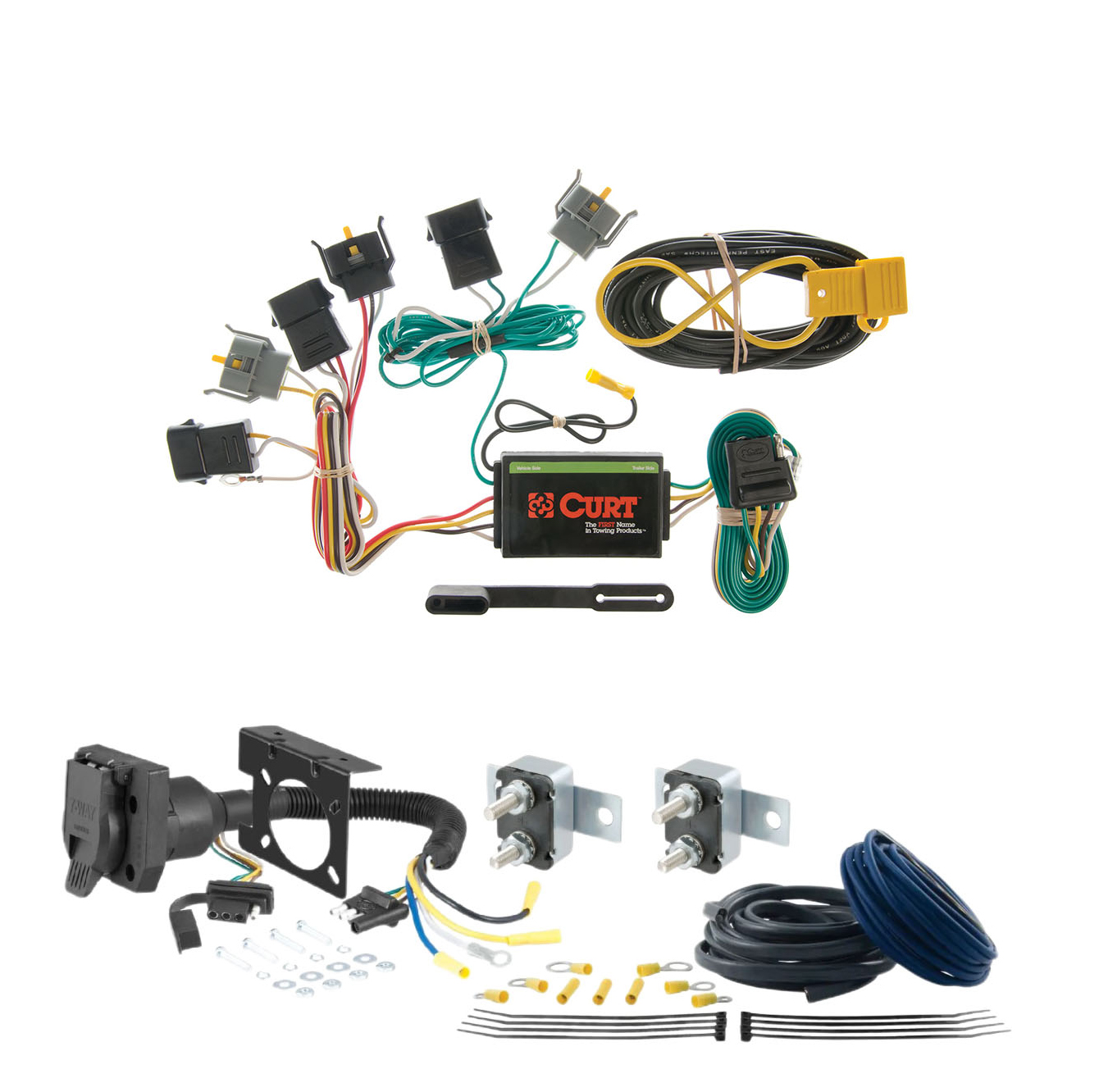 01 - 03 Ford CURT Trailer Brake Controller 7-Way Upgrade Kit  7WK842 thumbnail 0