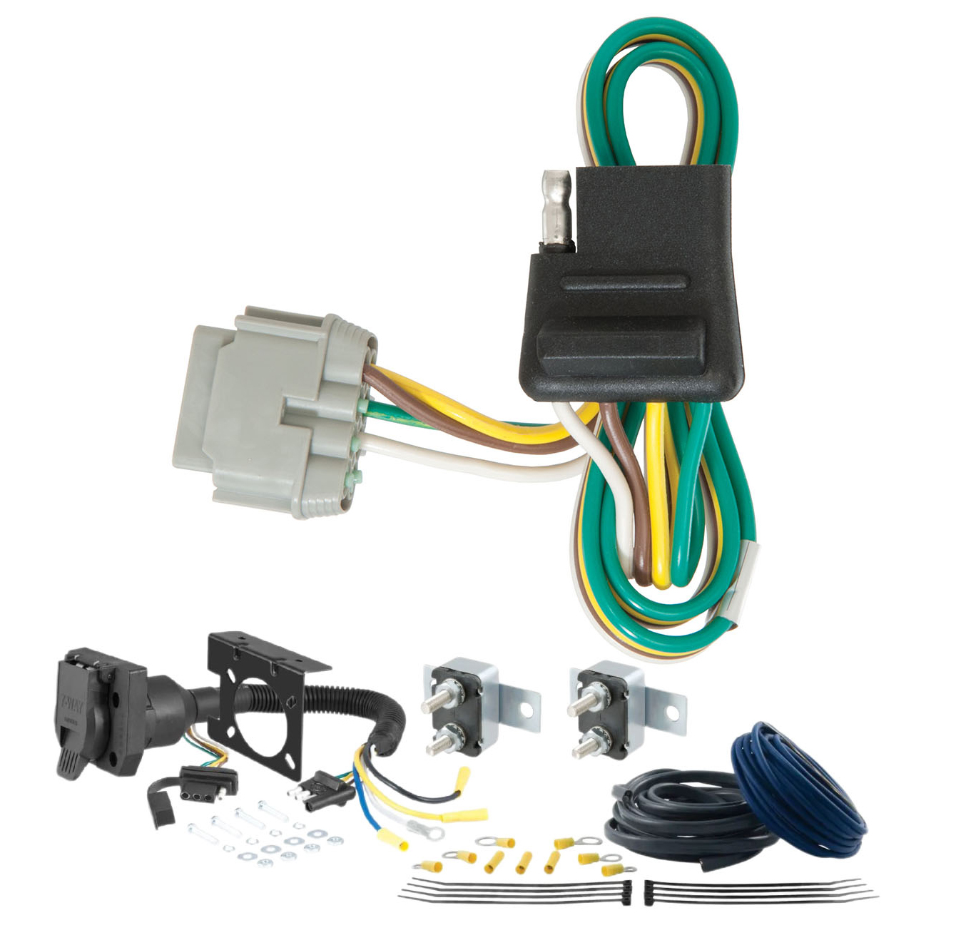 12 - 14 Ford Focus Hatchback, ST CURT Trailer Brake Controller 7-Way Upgrade Kit  7WK937 thumbnail 0