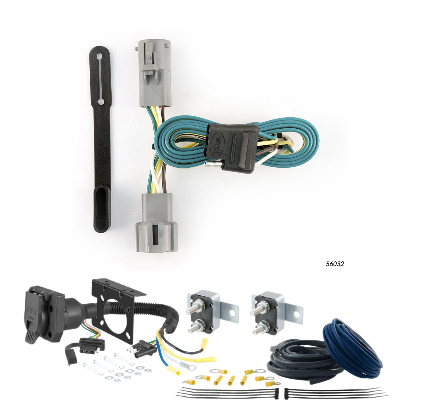 04 - 04 Ford F-150 Heritage Edition CURT Trailer Brake Controller 7-Way Upgrade Kit  7WK872 thumbnail 0