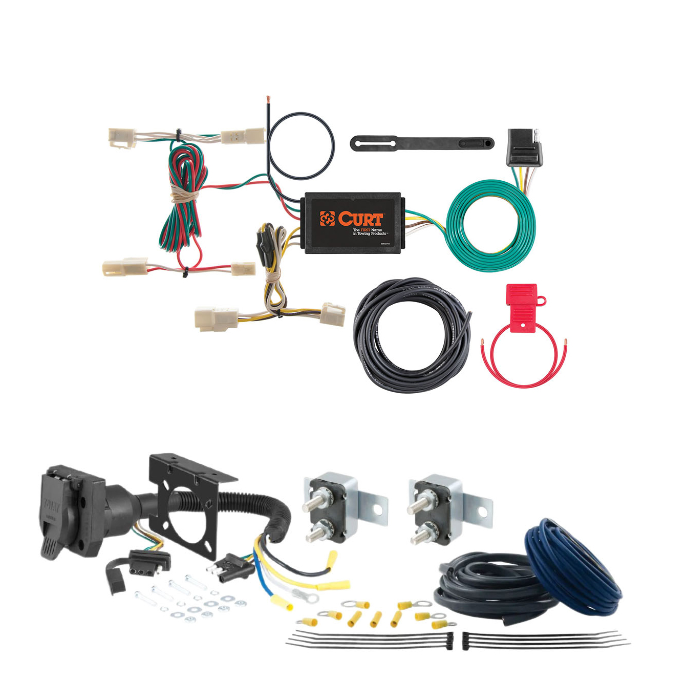 05 - 08 Dodge Magnum CURT Trailer Brake Controller 7-Way Upgrade Kit  7WK707 thumbnail 0