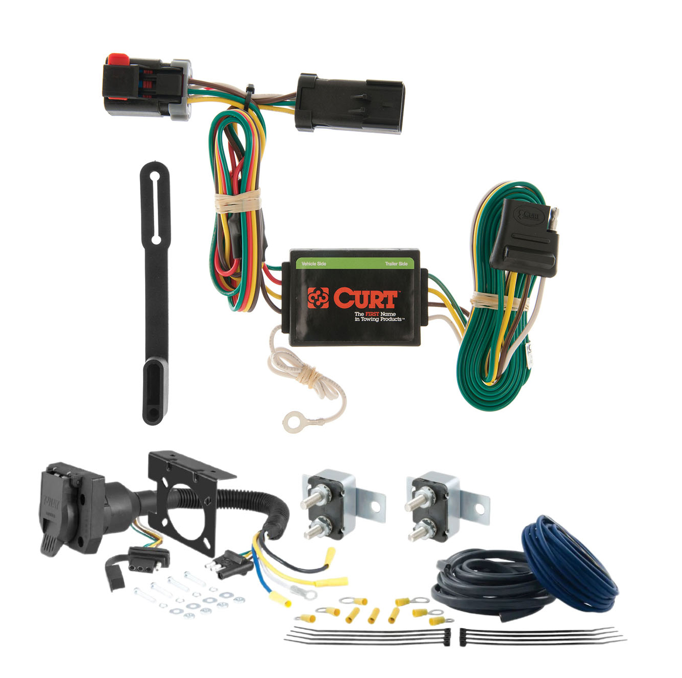 99 - 04 Suzuki Vitara CURT Trailer Brake Controller 7-Way Upgrade Kit  7WK2340 thumbnail 0