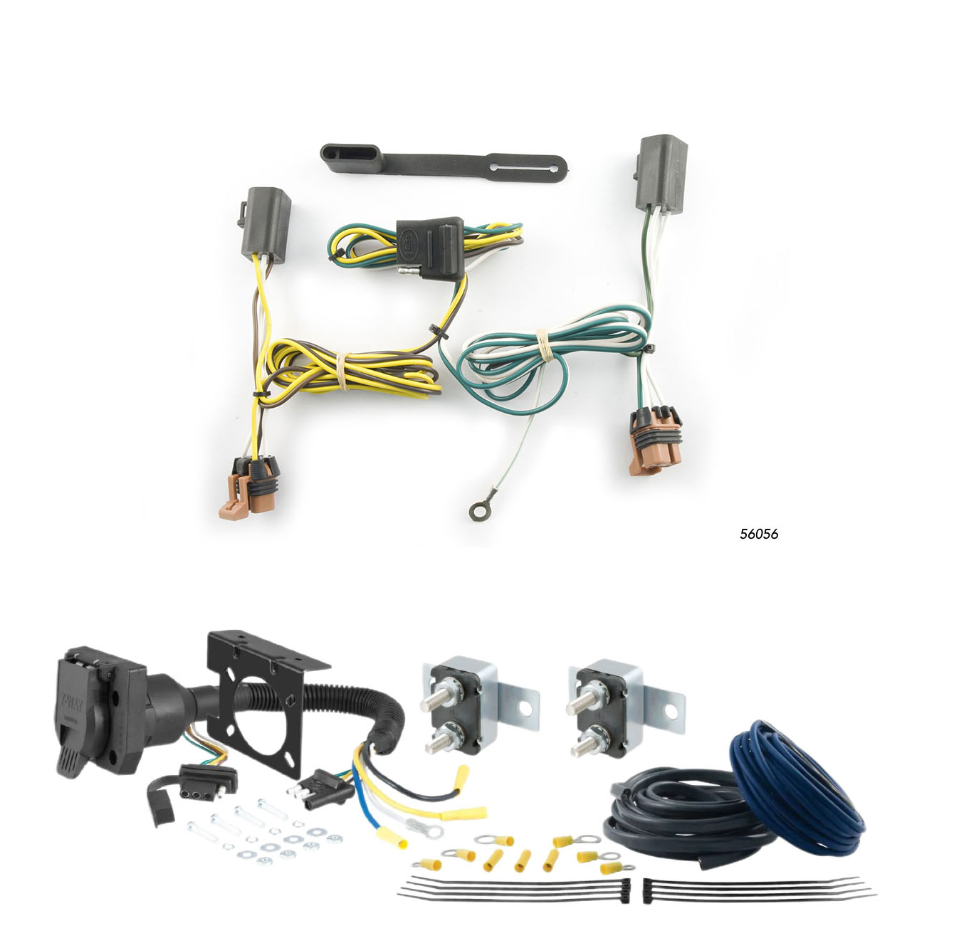 08 - 09 Ford Taurus X Electrical information only CURT Trailer Brake Controller 7-Way Upgrade Kit  7WK987 thumbnail 0