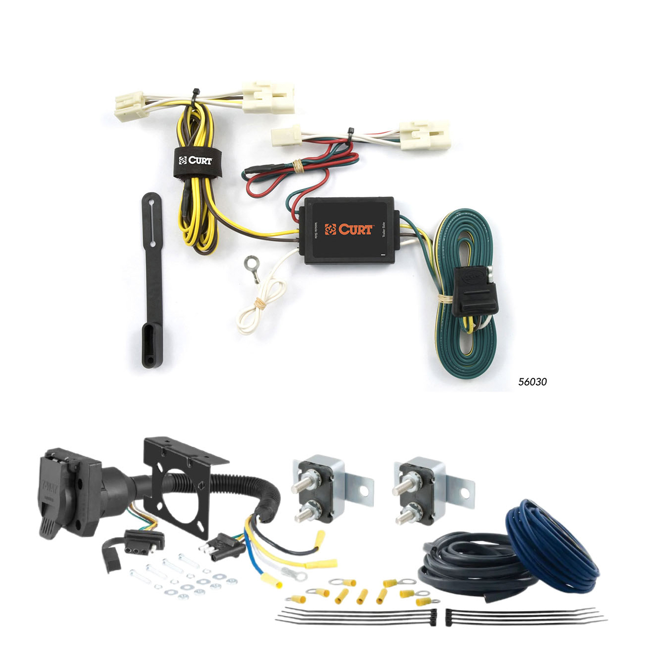 07 - 11 HONDA Element Excluding SC CURT Trailer Brake Controller 7-Way Upgrade Kit  7WK1361 thumbnail 0