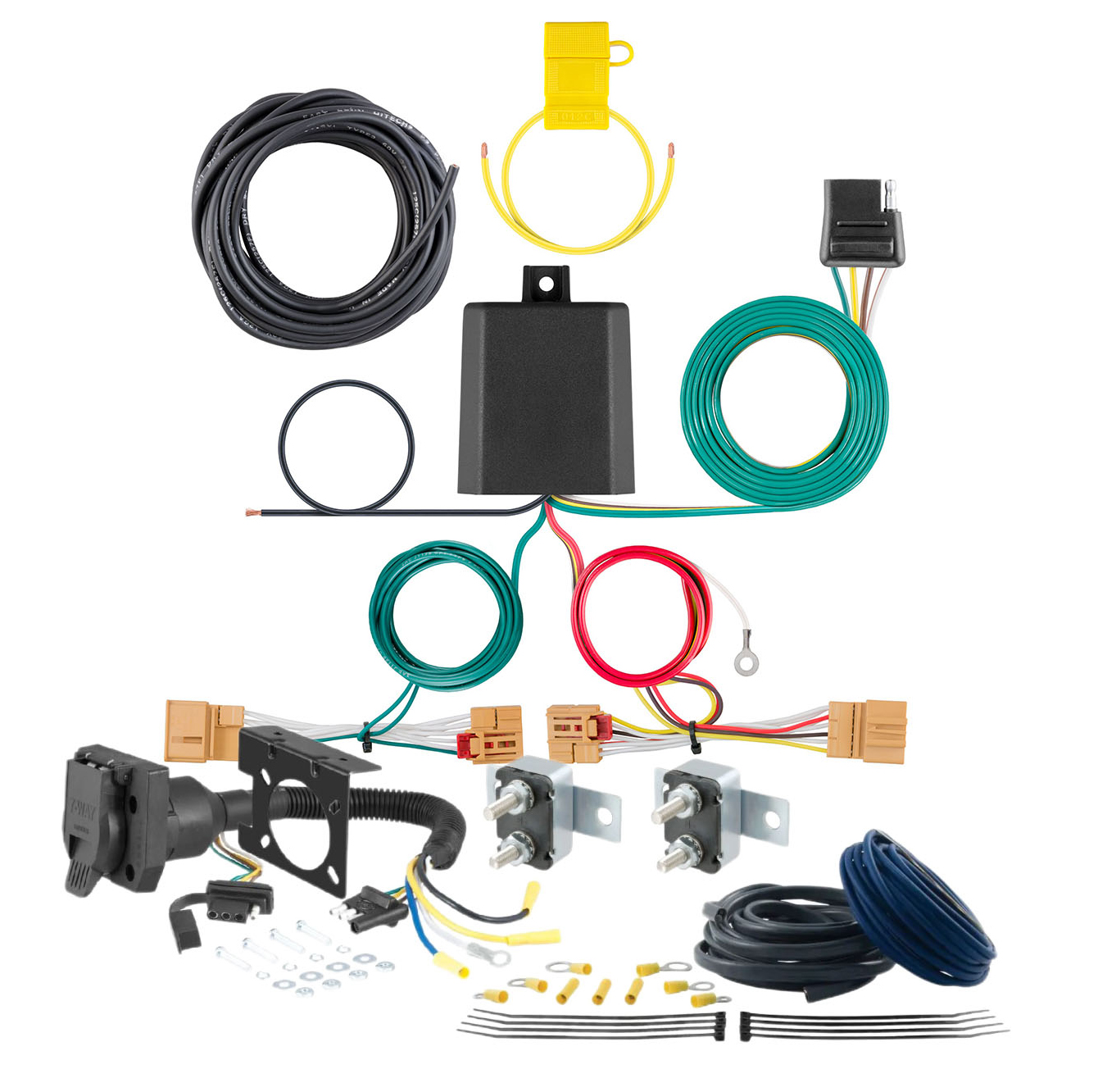 18 - 23 HONDA Odyssey CURT Trailer Brake Controller 7-Way Upgrade Kit  7WK1370 thumbnail 0