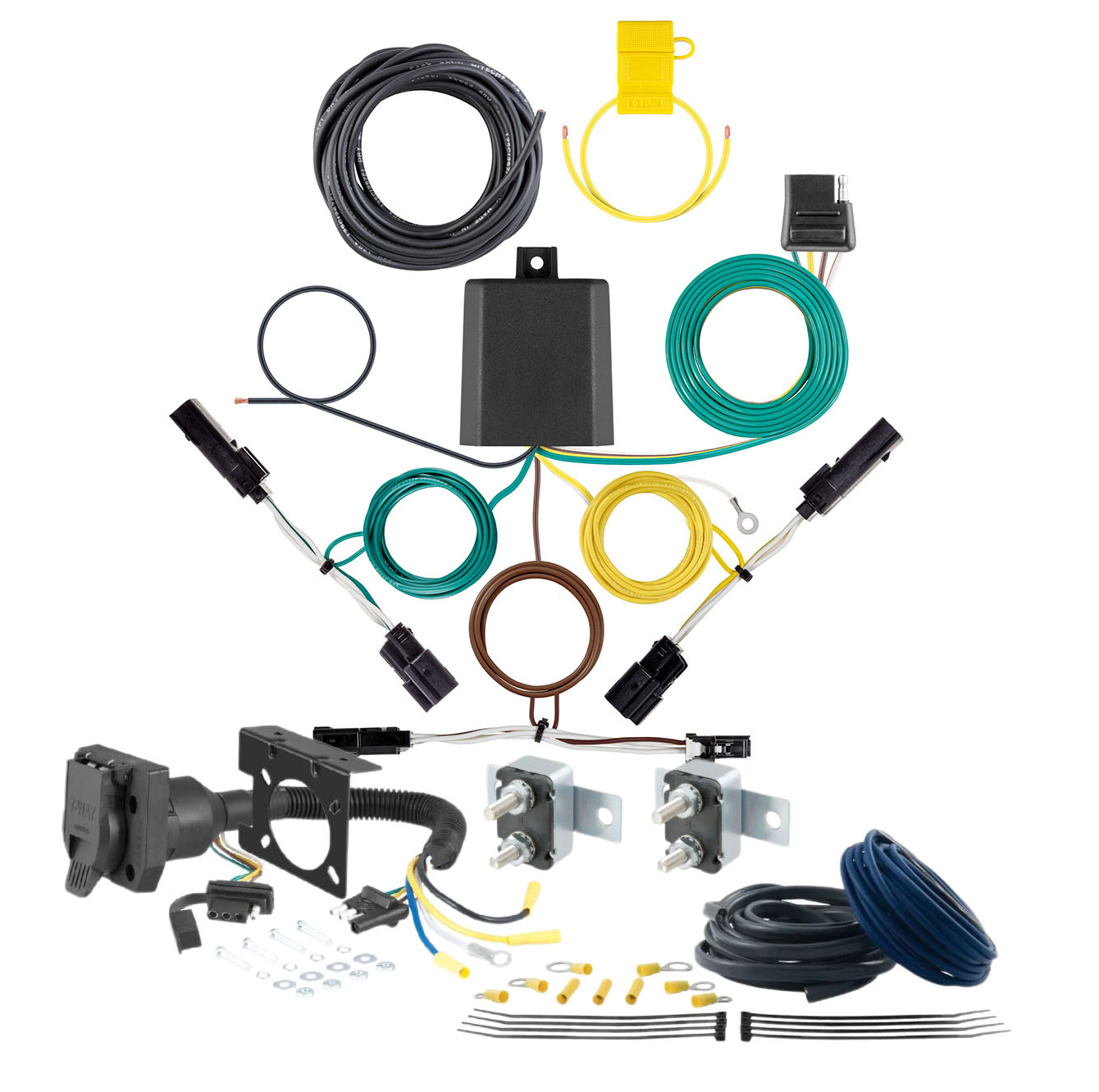 22 - 24 Infiniti QX60 CURT Trailer Brake Controller 7-Way Upgrade Kit  7WK1495 thumbnail 0