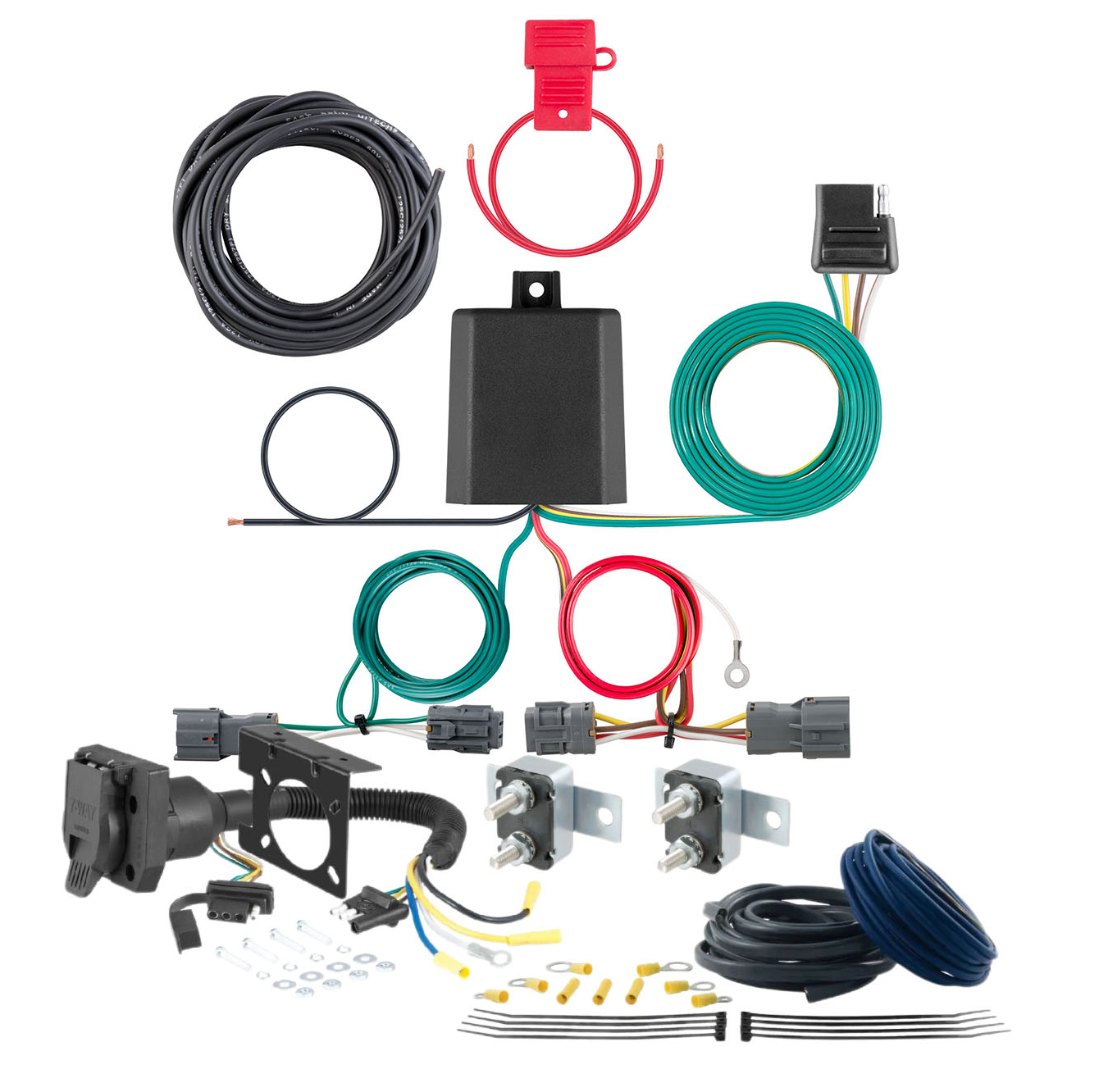 15 - 24 Ford Transit-150 CURT Trailer Brake Controller 7-Way Upgrade Kit  7WK990 thumbnail 0