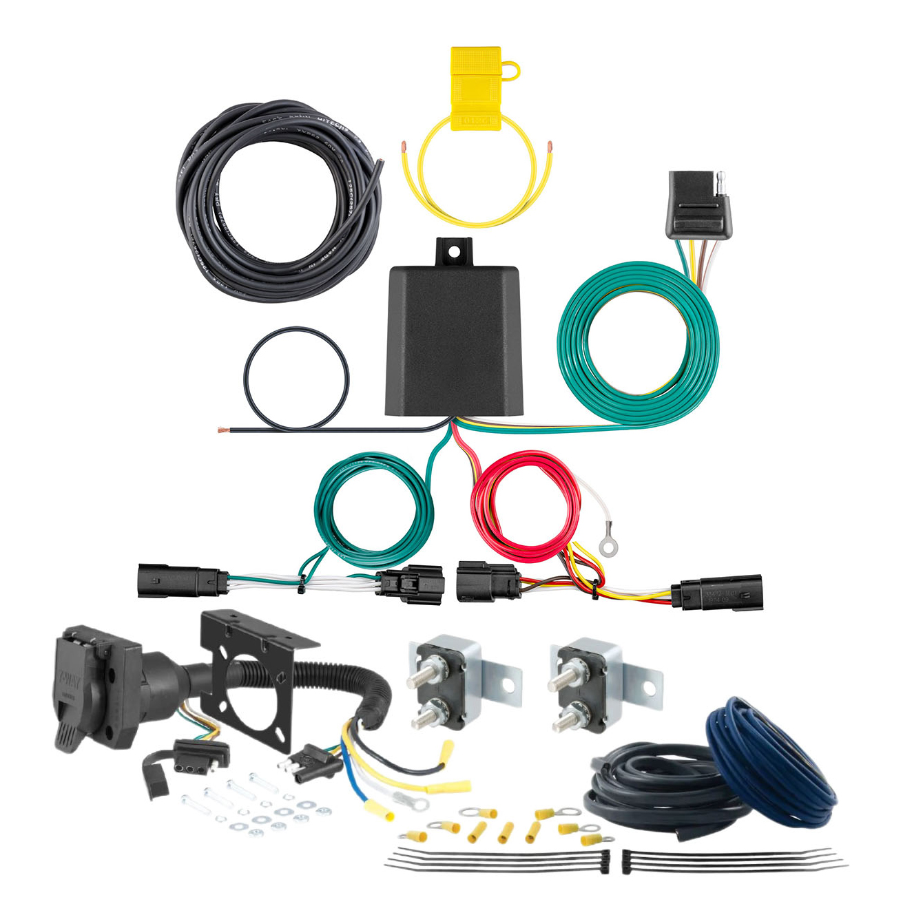 19 - 24 Ford Edge CURT Trailer Brake Controller 7-Way Upgrade Kit  7WK807 thumbnail 0