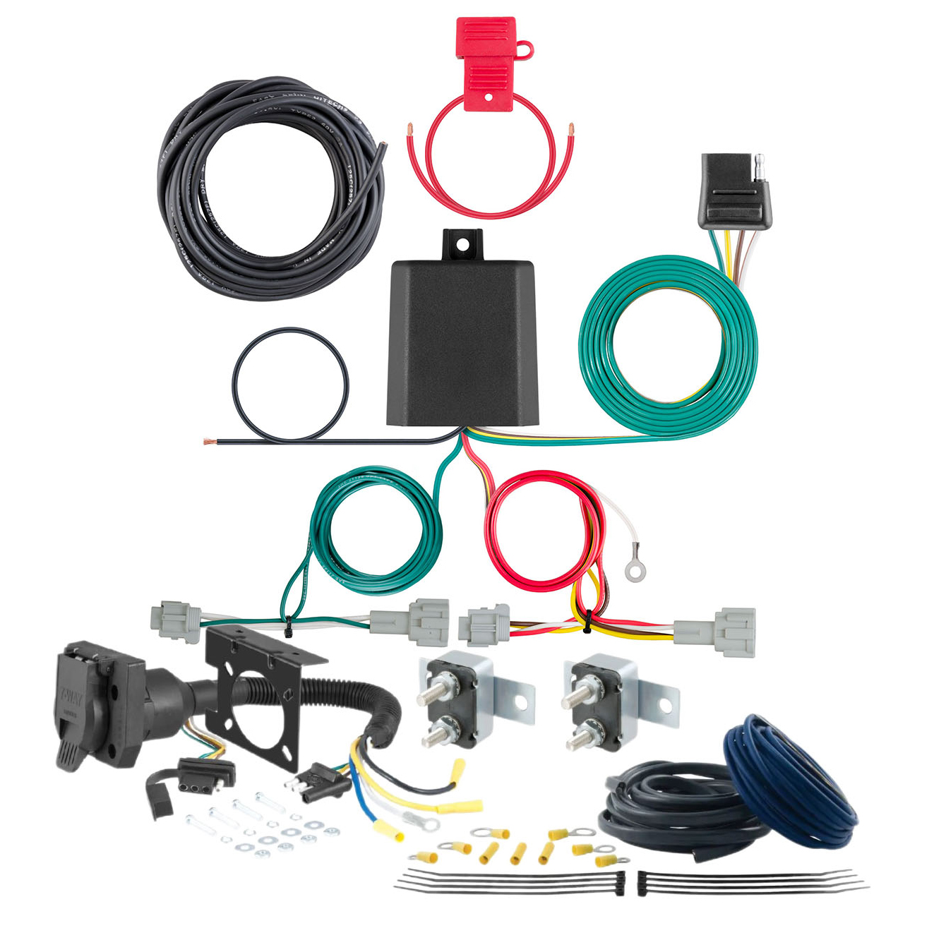 16 - 21 HONDA Sedan, excluding center exhaust CURT Trailer Brake Controller 7-Way Upgrade Kit  7WK1341 thumbnail 0