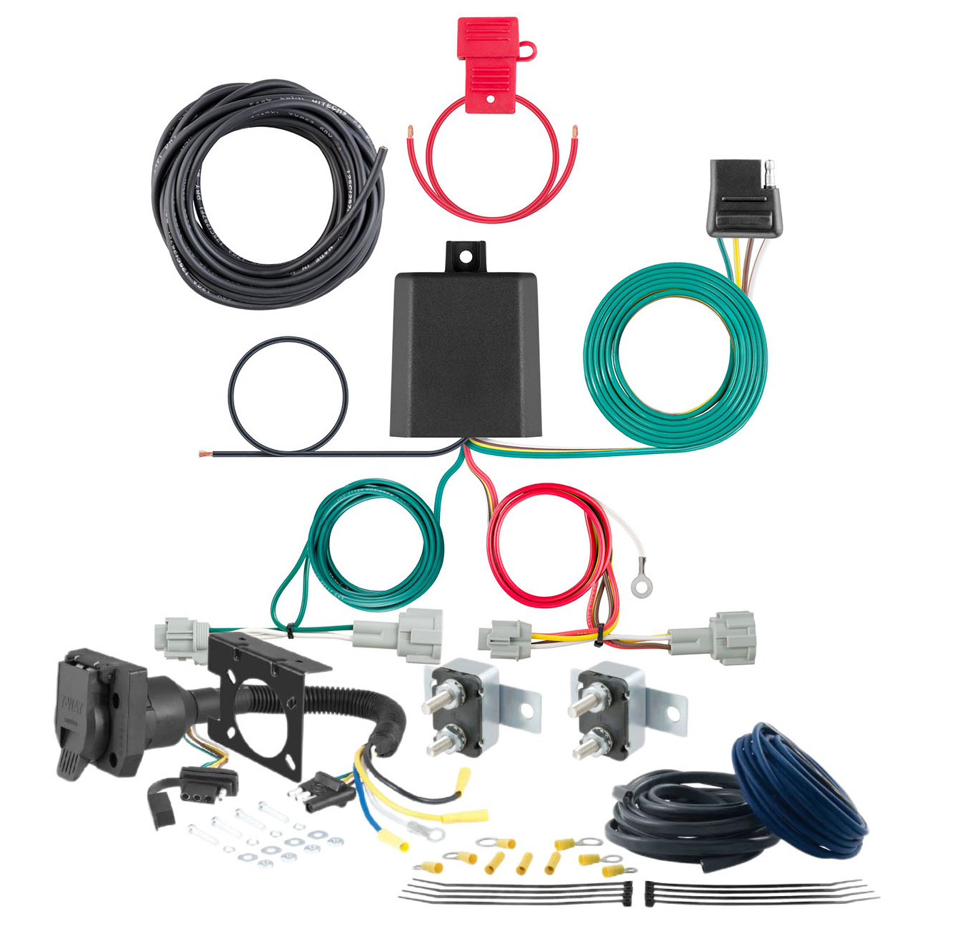 01 - 05 HONDA Sedan CURT Trailer Brake Controller 7-Way Upgrade Kit  7WK1343 thumbnail 0