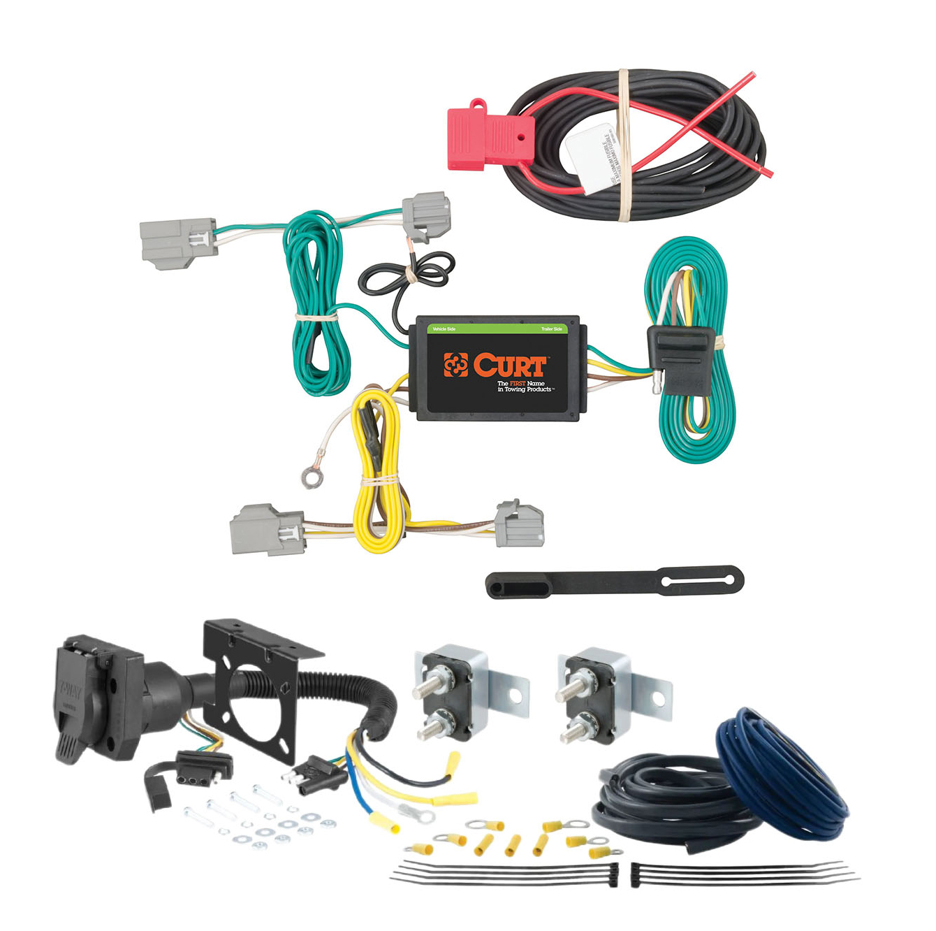 11 - 15 Hyundai Sonata CURT Trailer Brake Controller 7-Way Upgrade Kit  7WK1451 thumbnail 0