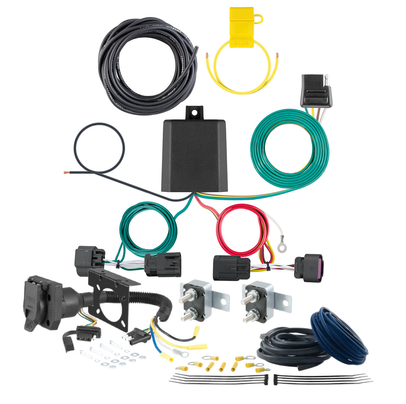 22 - 24 Ford Maverick Excluding factory receiver CURT Trailer Brake Controller 7-Way Upgrade Kit  7WK959 thumbnail 0