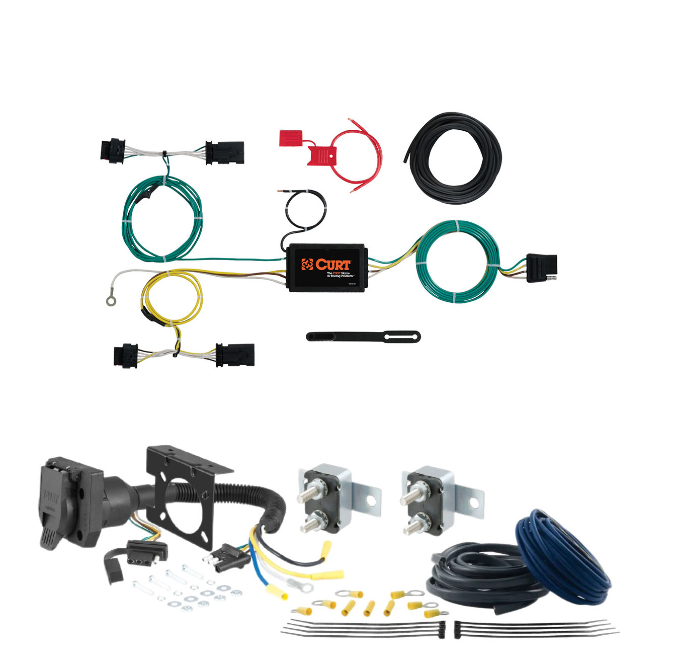 15 - 18 Ford Focus Hatchback, RS CURT Trailer Brake Controller 7-Way Upgrade Kit  7WK936 thumbnail 0