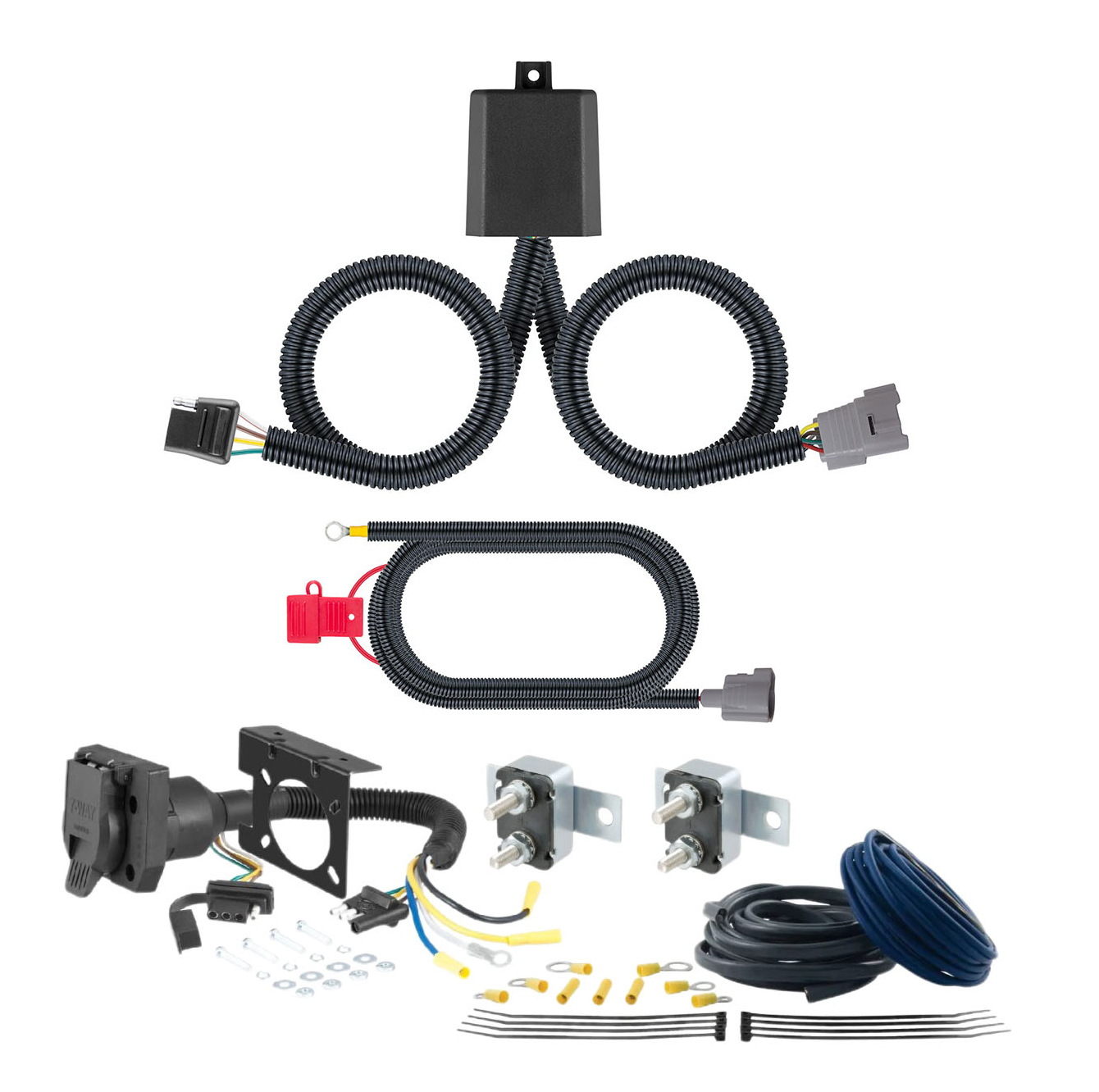 19 - 24 Ford Edge CURT Trailer Brake Controller 7-Way Upgrade Kit  7WK808 thumbnail 0