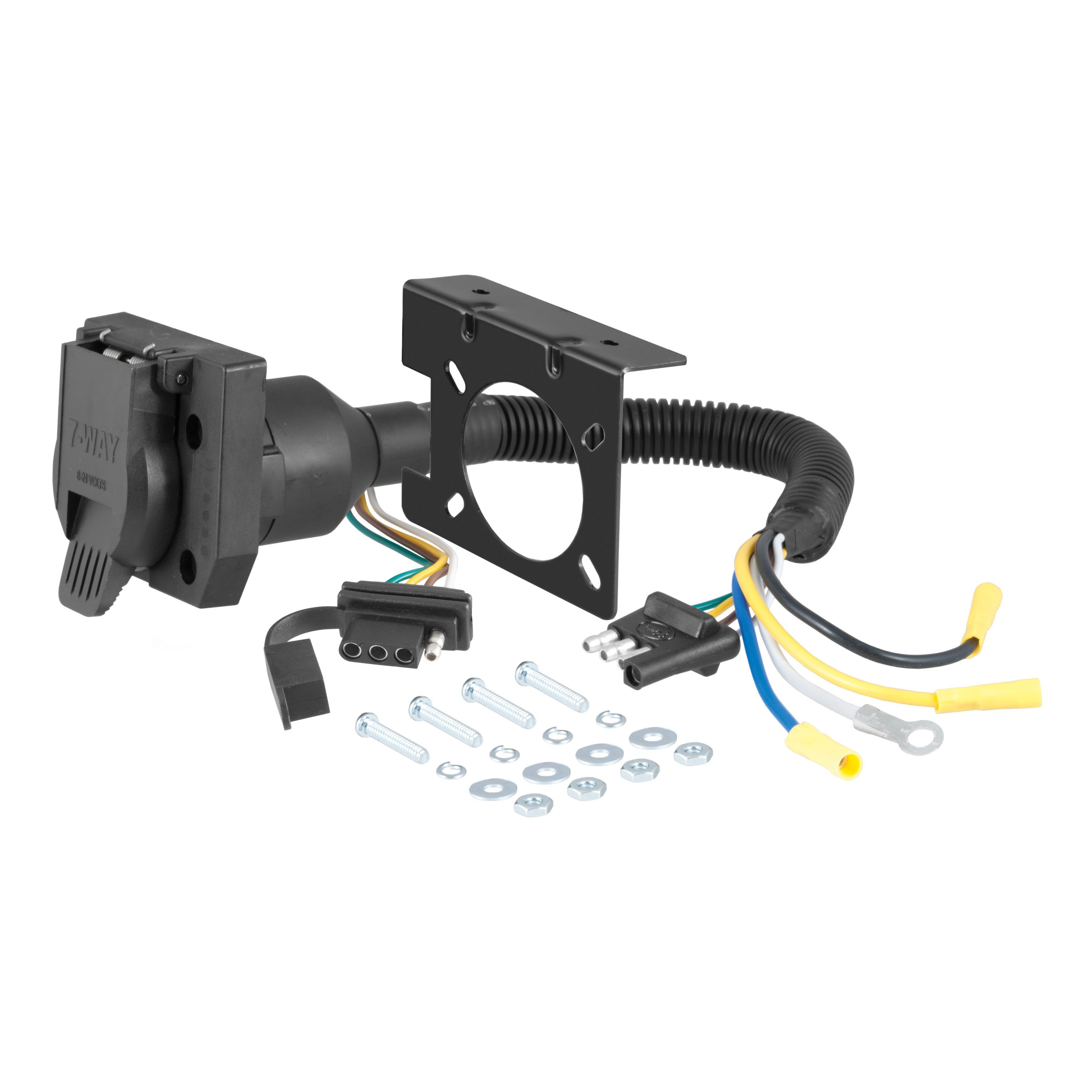 01 - 02 Dodge Stratus Coupe CURT Trailer Brake Controller 7-Way Upgrade Kit  7WK773 thumbnail 2