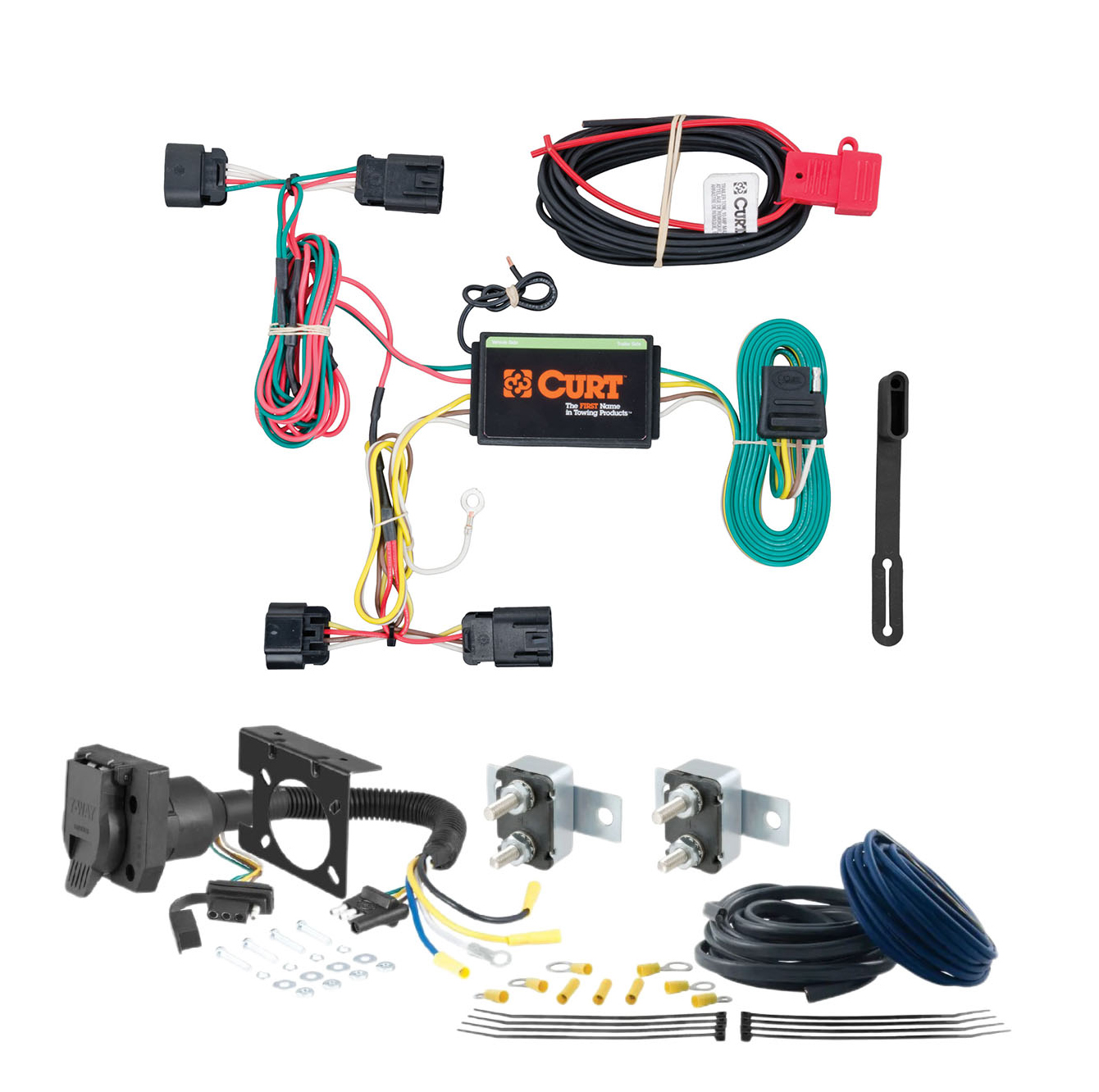 10 - 17 Chevrolet Equinox CURT Trailer Brake Controller 7-Way Upgrade Kit  7WK340 thumbnail 0