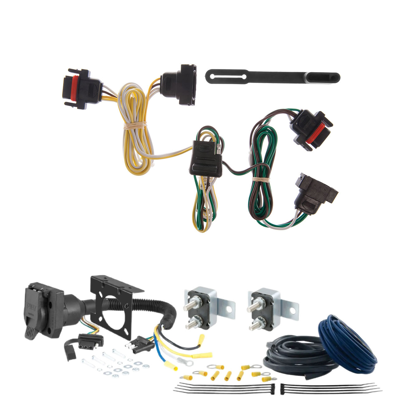 95 - 00 Chevrolet New body style, 4.8L or 5.3L CURT Trailer Brake Controller 7-Way Upgrade Kit  7WK598 thumbnail 0