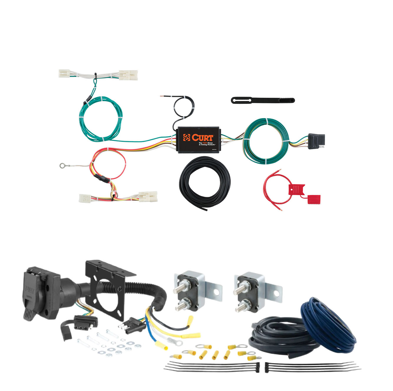 14 - 21 Infiniti QX60 CURT Trailer Brake Controller 7-Way Upgrade Kit  7WK1497 thumbnail 0