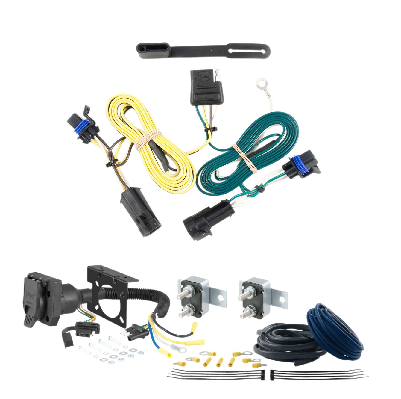 07 - 09 Chevrolet Equinox CURT Trailer Brake Controller 7-Way Upgrade Kit  7WK343 thumbnail 0