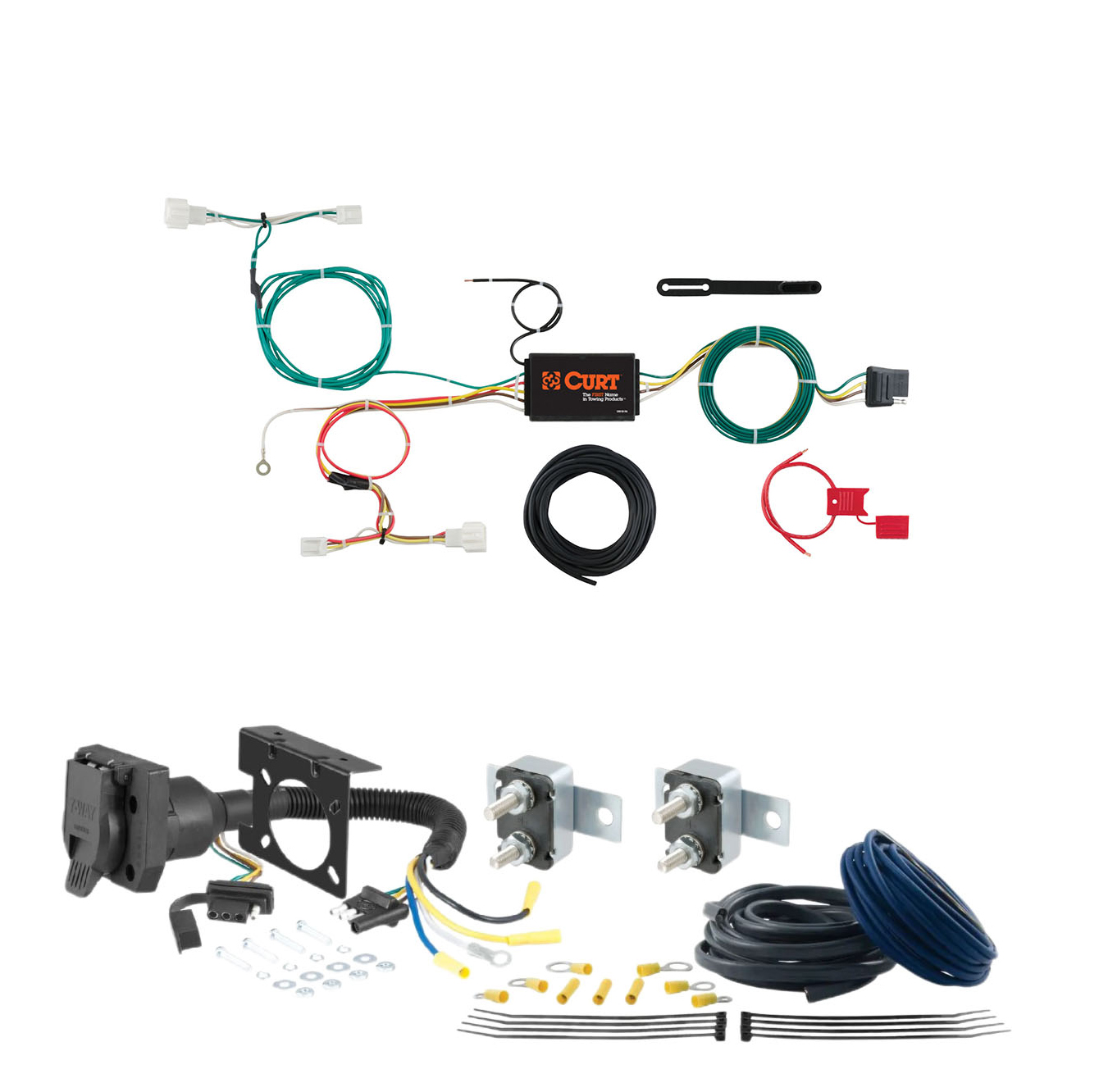 16 - 16 Hyundai Elantra Sedan CURT Trailer Brake Controller 7-Way Upgrade Kit  7WK1409 thumbnail 0