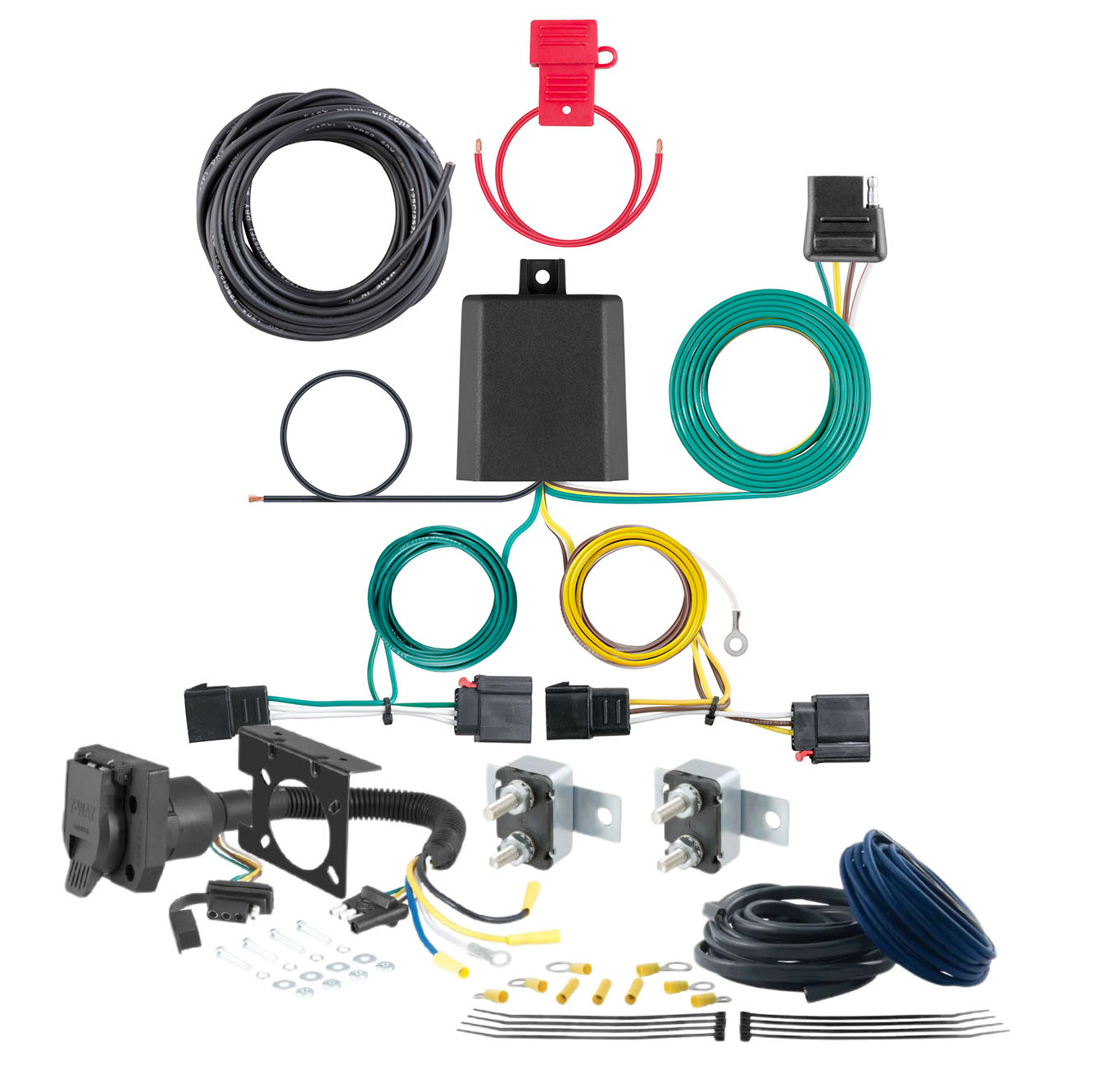 19 - 19 Hyundai Santa Fe XL CURT Trailer Brake Controller 7-Way Upgrade Kit  7WK1445 thumbnail 0