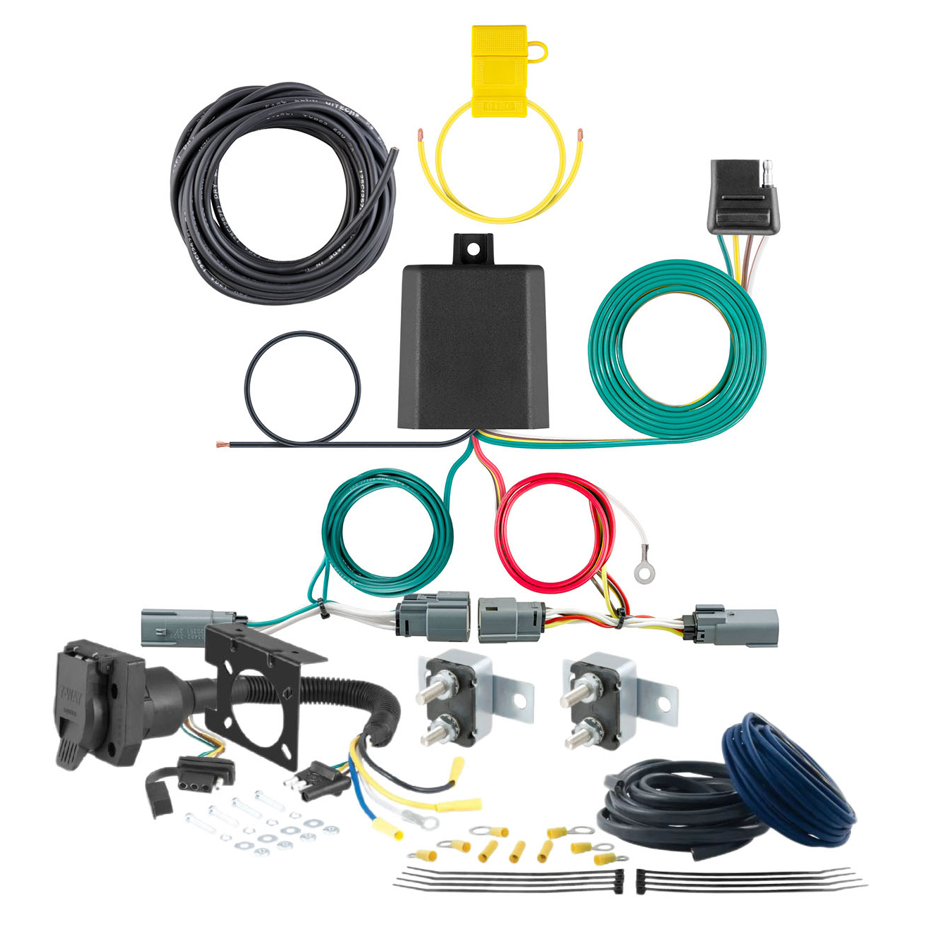 20 - 23 Hyundai Sonata Excluding Hybrid CURT Trailer Brake Controller 7-Way Upgrade Kit  7WK1447 thumbnail 0