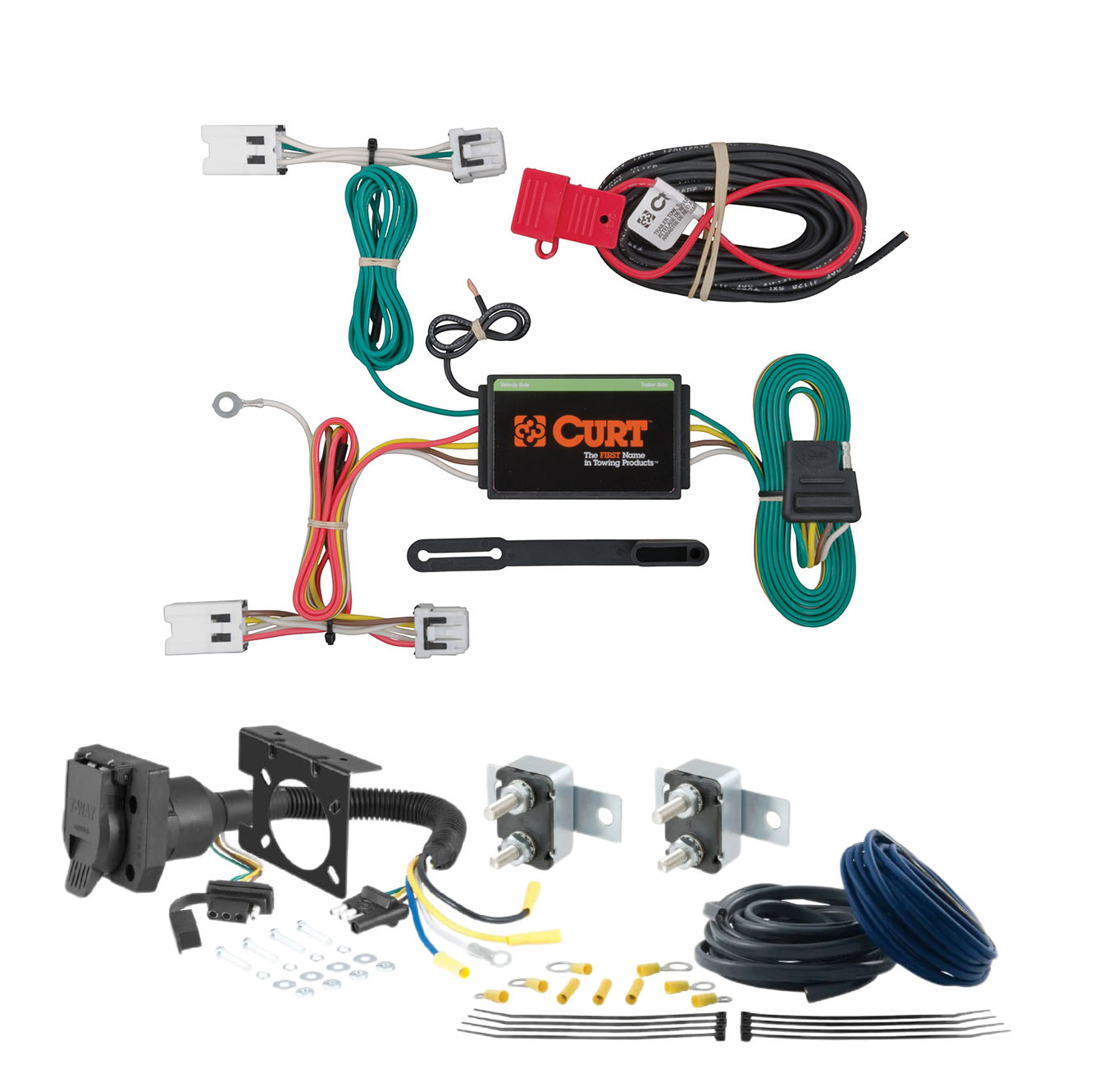 14 - 15 Chevrolet Camaro CURT Trailer Brake Controller 7-Way Upgrade Kit  7WK313 thumbnail 0