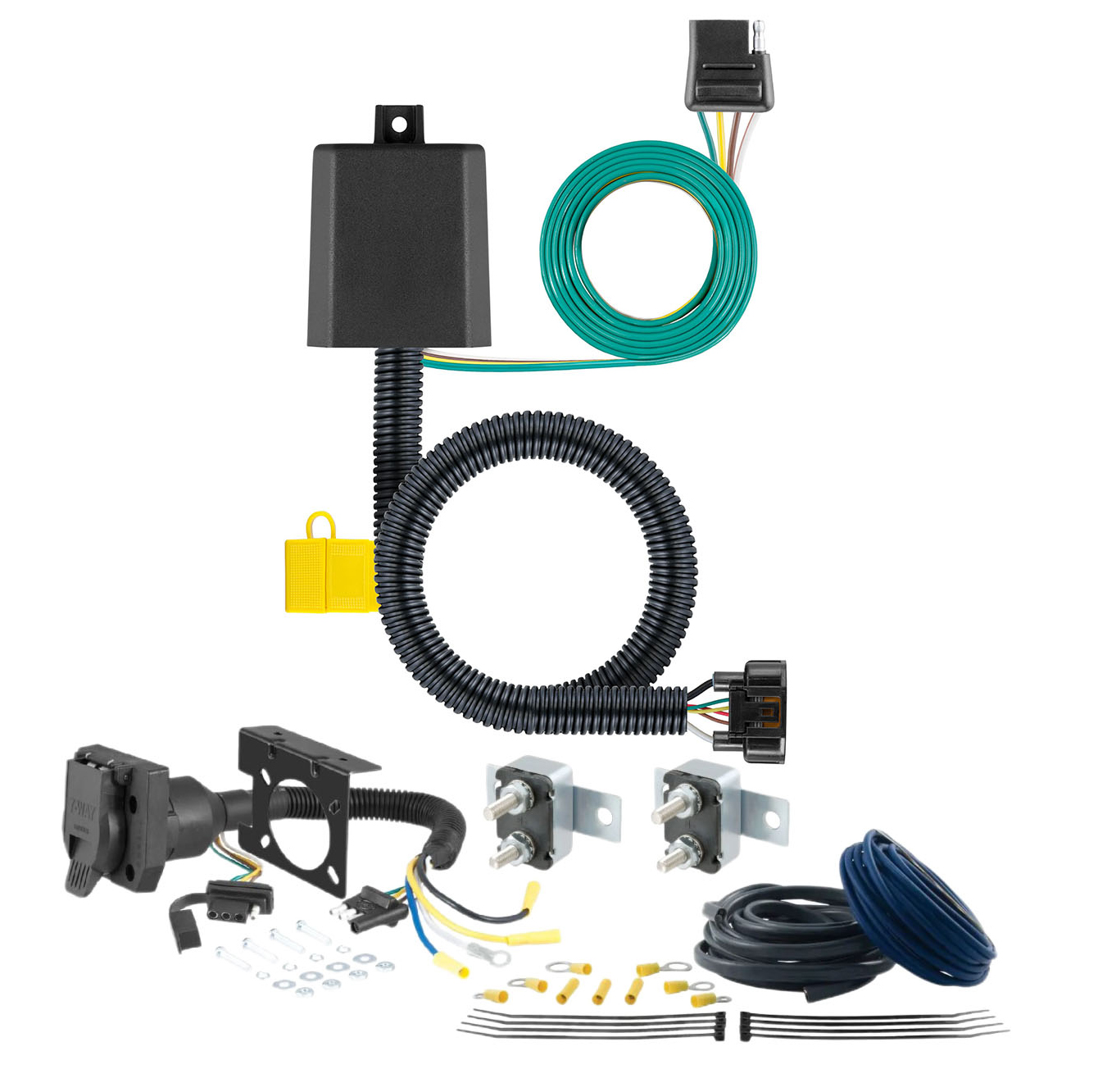 19 - 22 Chevrolet Trax CURT Trailer Brake Controller 7-Way Upgrade Kit  7WK616 thumbnail 0