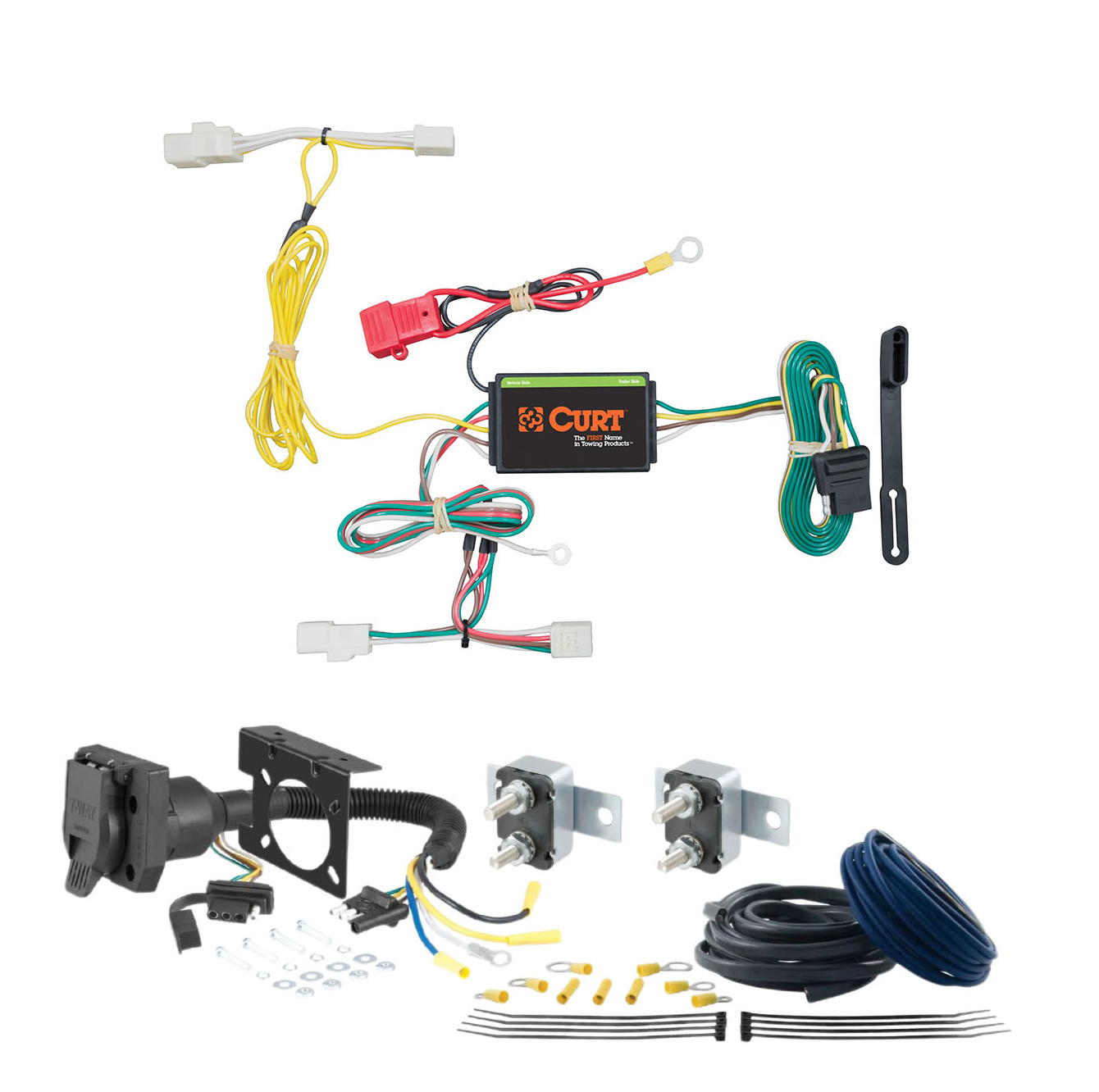 15 - 19 Lincoln MKC CURT Trailer Brake Controller 7-Way Upgrade Kit  7WK1736 thumbnail 0