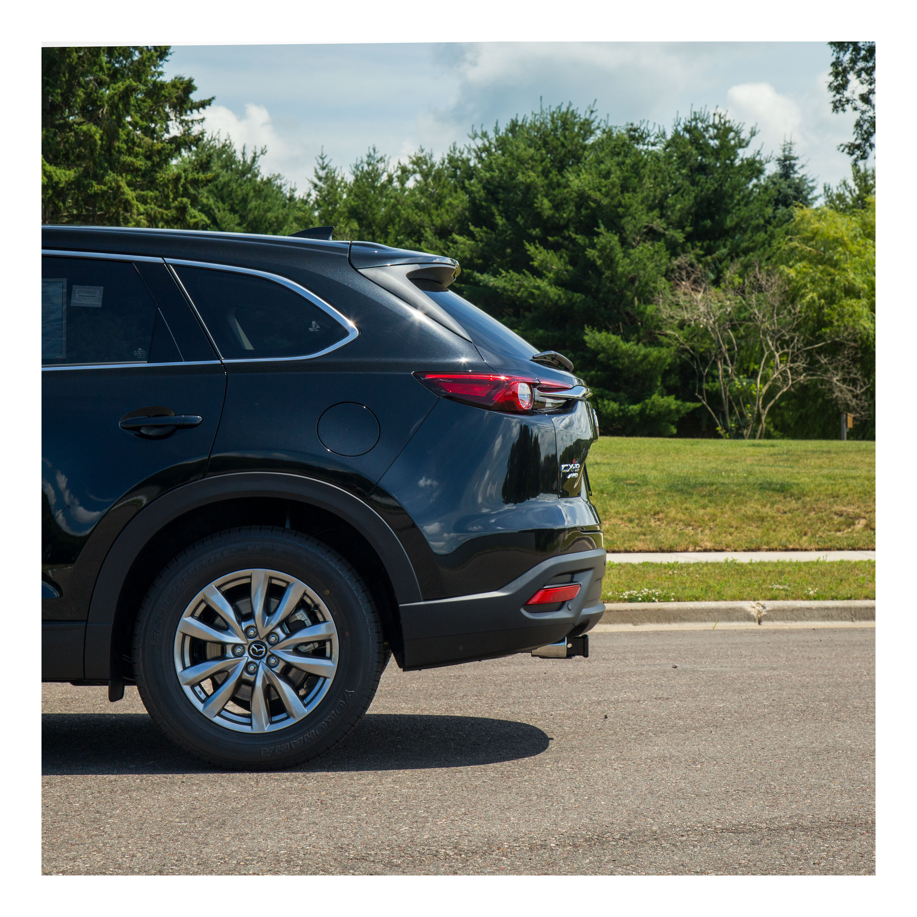 16 - 23 Mazda CX-9 2in. CURT Trailer Hitch + Ball Mount + Cover + Lock Kit HWA1804 thumbnail 8