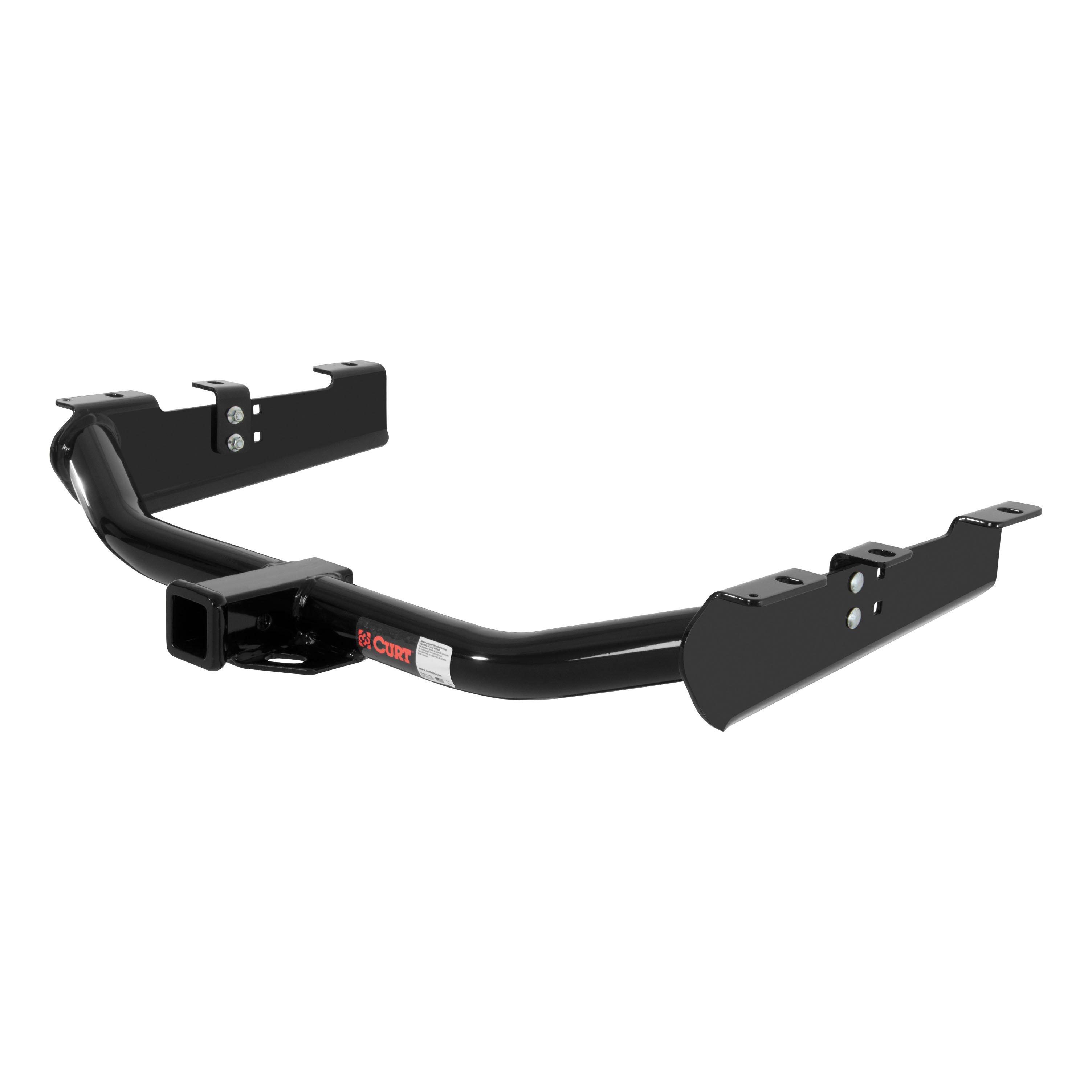 01 - 10 Chevrolet Silverado 2500 HD 6' bed, excluding factory receiver, Tommy Gate lift or cab & chassis 2in. CURT Trailer Hitch + Ball Mount + Cover + Lock Kit HWA473 thumbnail 1