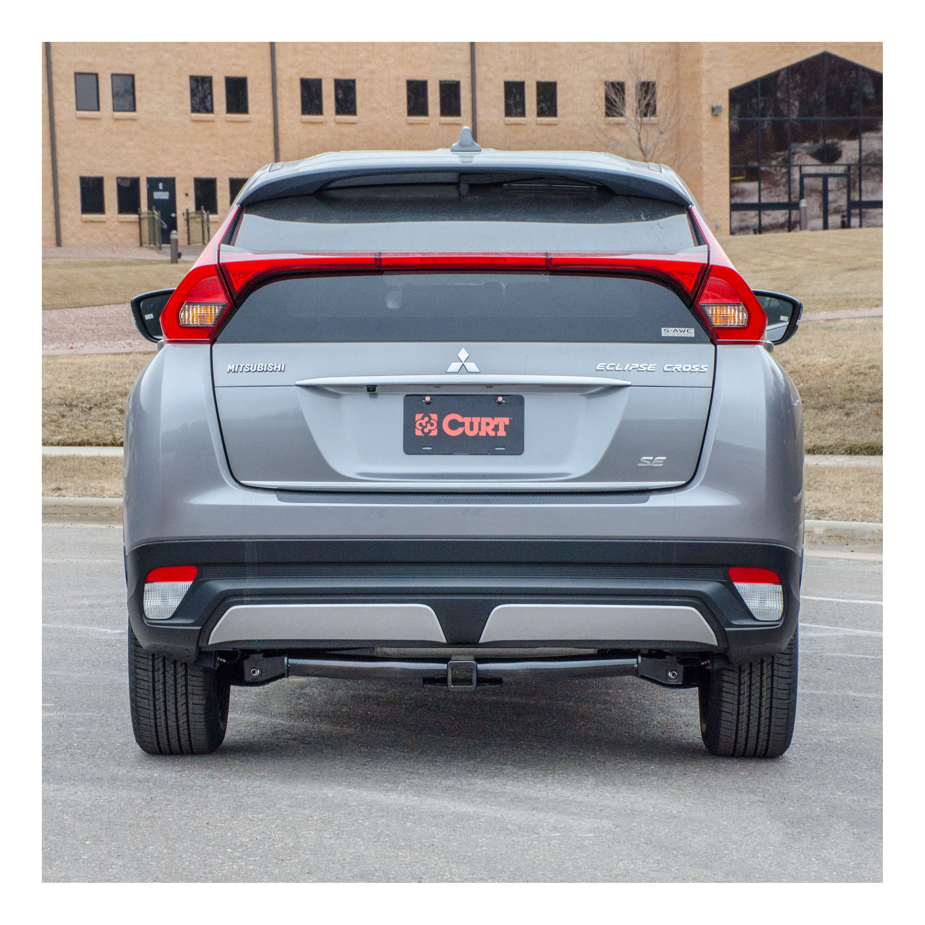 18 - 21 Mitsubishi Eclipse Cross 2in. CURT Trailer Hitch + Ball Mount + Cover + Lock Kit HWA1972 thumbnail 7