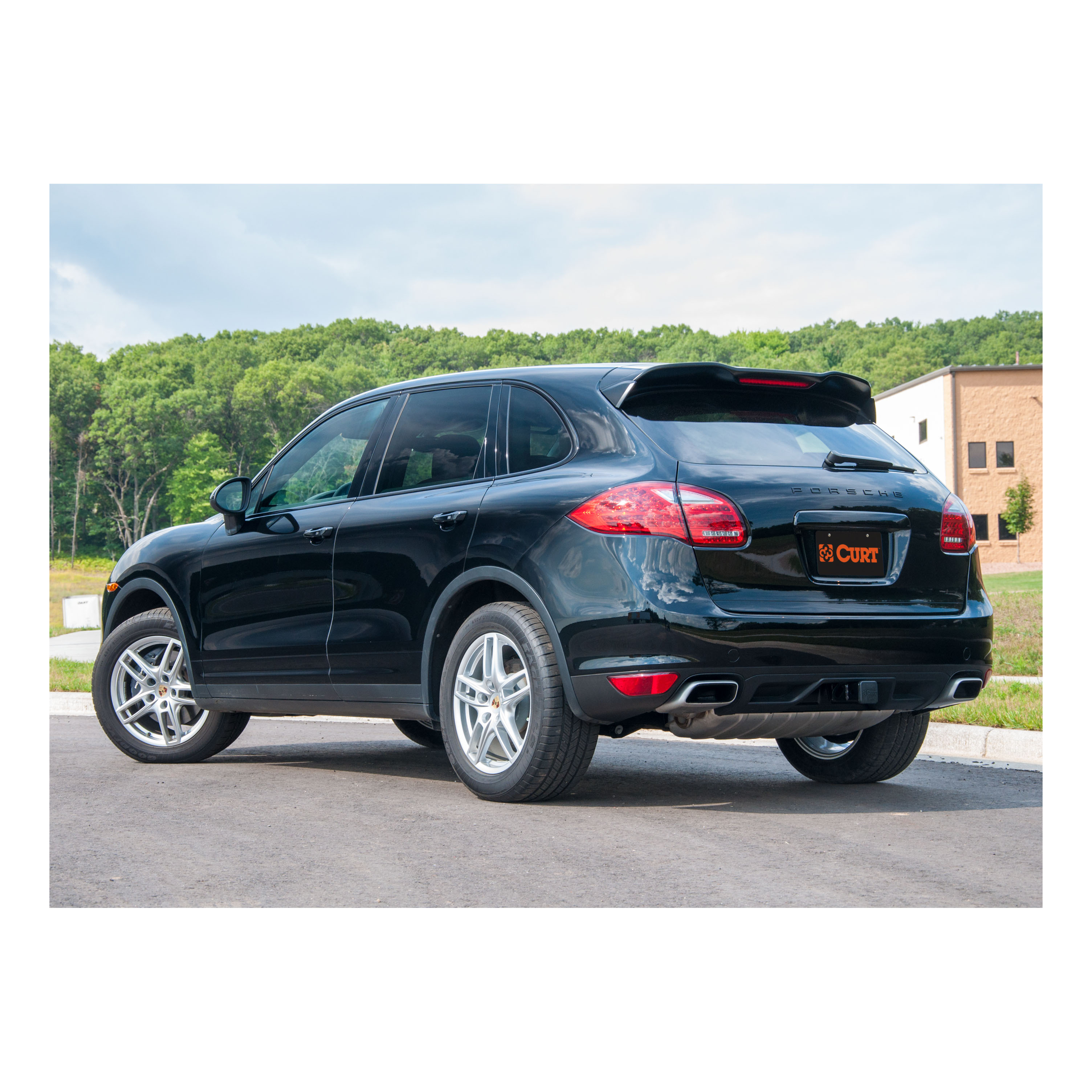 11 - 18 Porche Cayenne 2in. CURT Trailer Hitch + Ball Mount + Cover + Lock Kit HWA2149 thumbnail 6