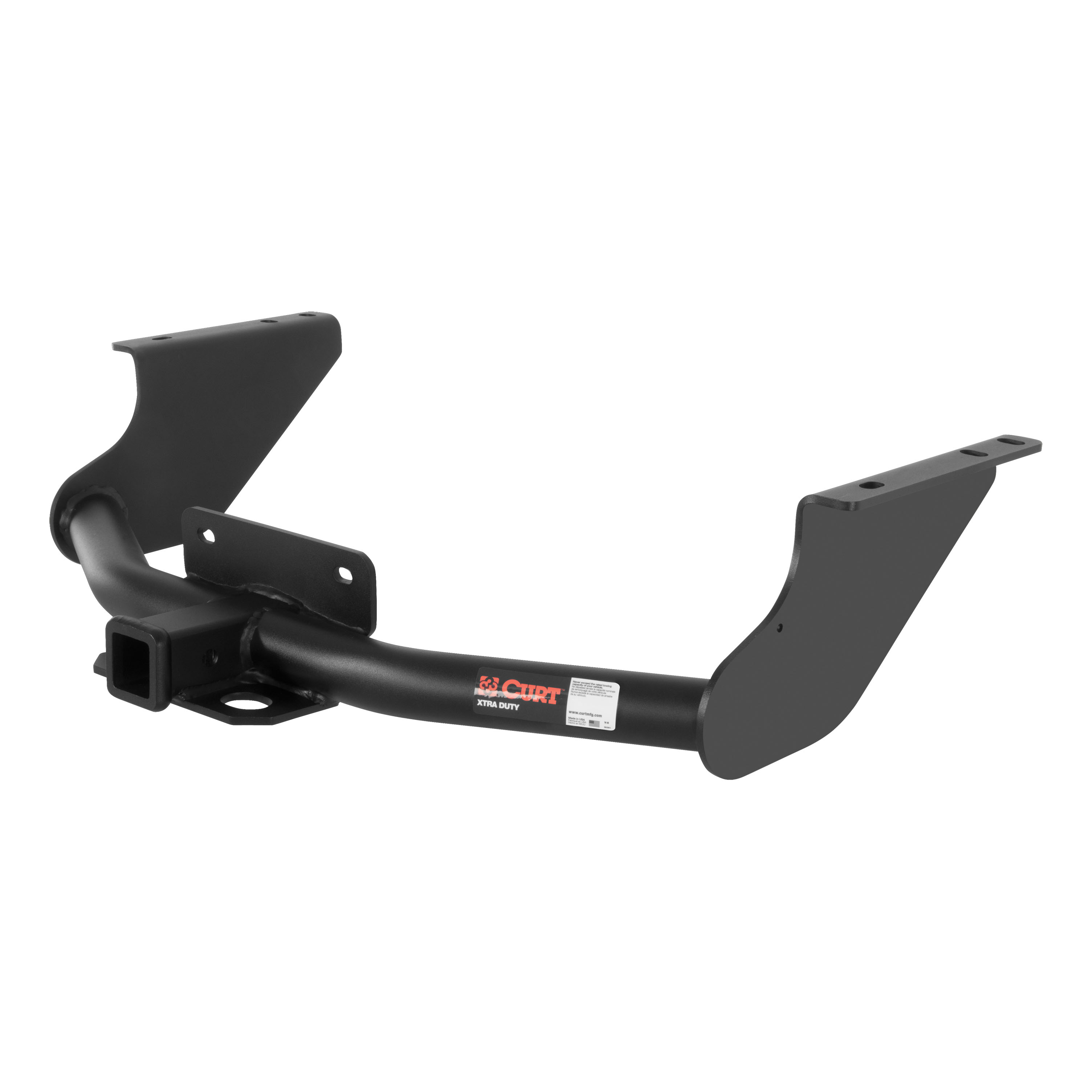09 - 10 Dodge Ram 1500  Excluding factory receiver 2in. CURT Trailer Hitch + Ball Mount + Cover + Lock Kit HWA714 thumbnail 1