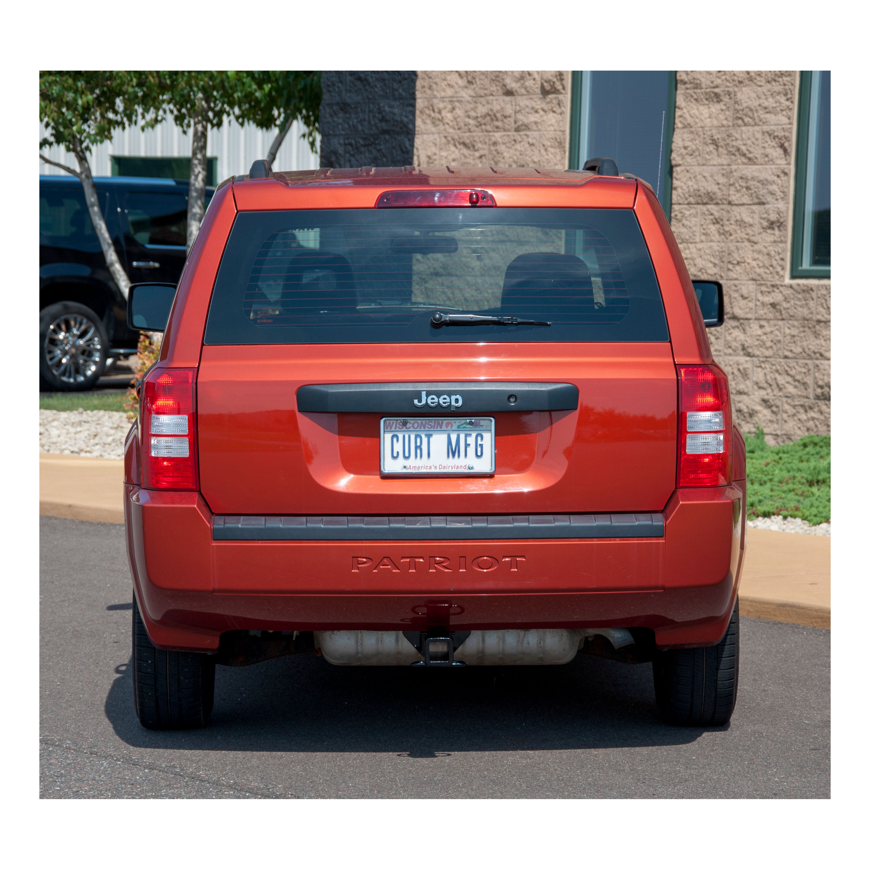 07 - 10 JEEP Compass 2in. CURT Trailer Hitch + Ball Mount + Cover + Lock Kit HWA1549 thumbnail 7
