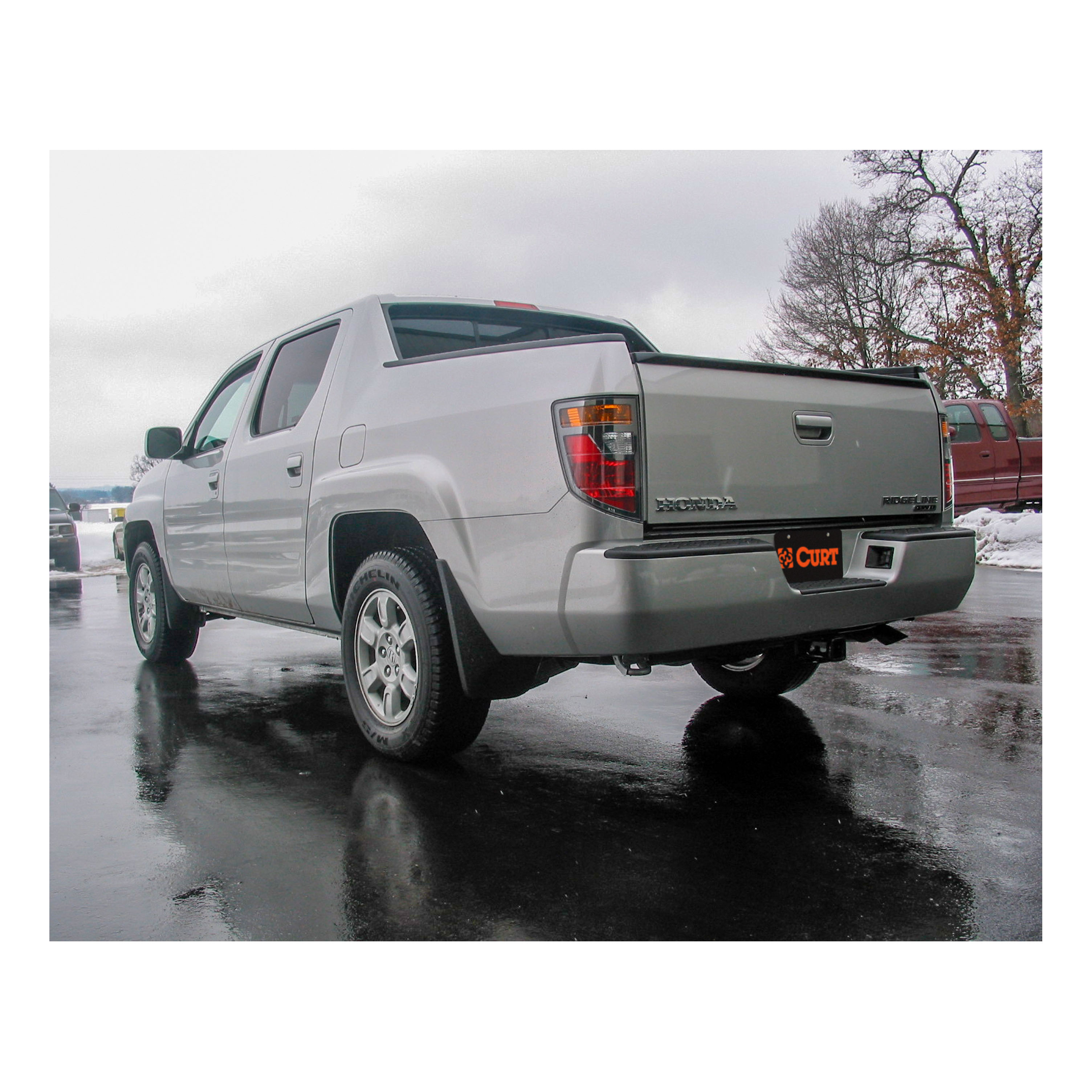 06 - 14 HONDA Ridgeline 2in. CURT Trailer Hitch + Ball Mount + Cover + Lock Kit HWA1389 thumbnail 6