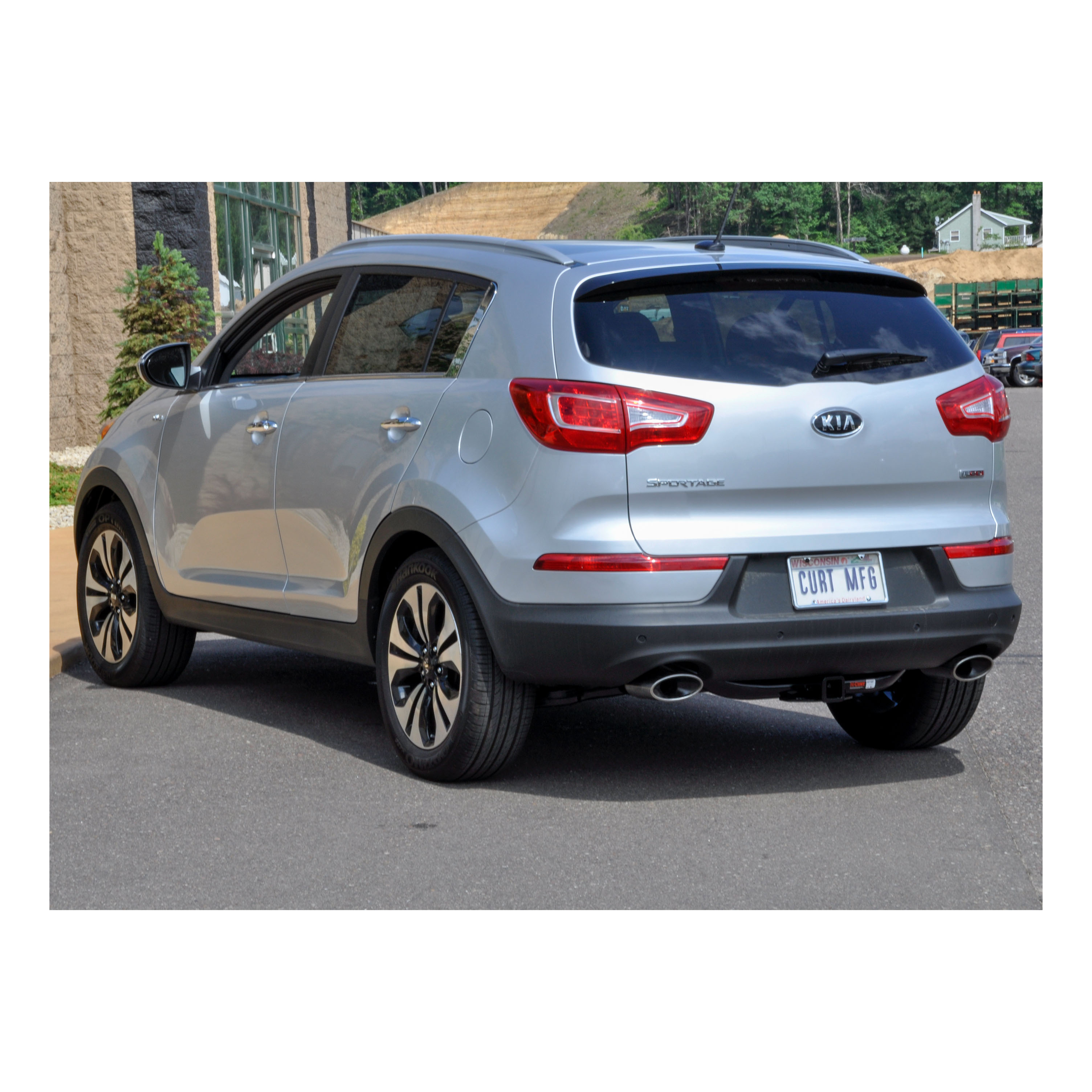10 - 15 Hyundai Tucson 2in. CURT Trailer Hitch + Ball Mount + Cover + Lock Kit HWA1459 thumbnail 6