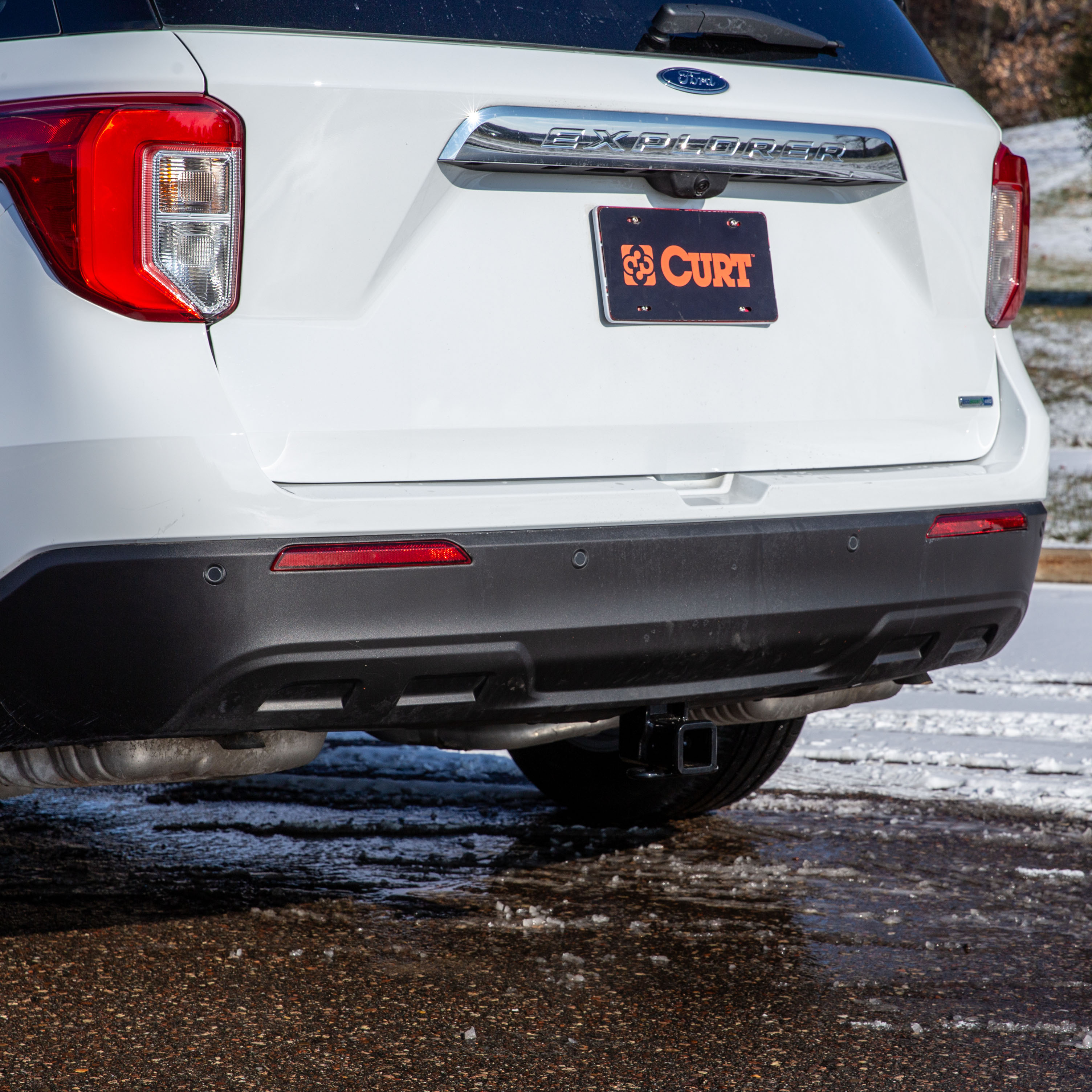 20 - 24 Ford Explorer 2in. CURT Trailer Hitch + Ball Mount + Cover + Lock Kit HWA830 thumbnail 6