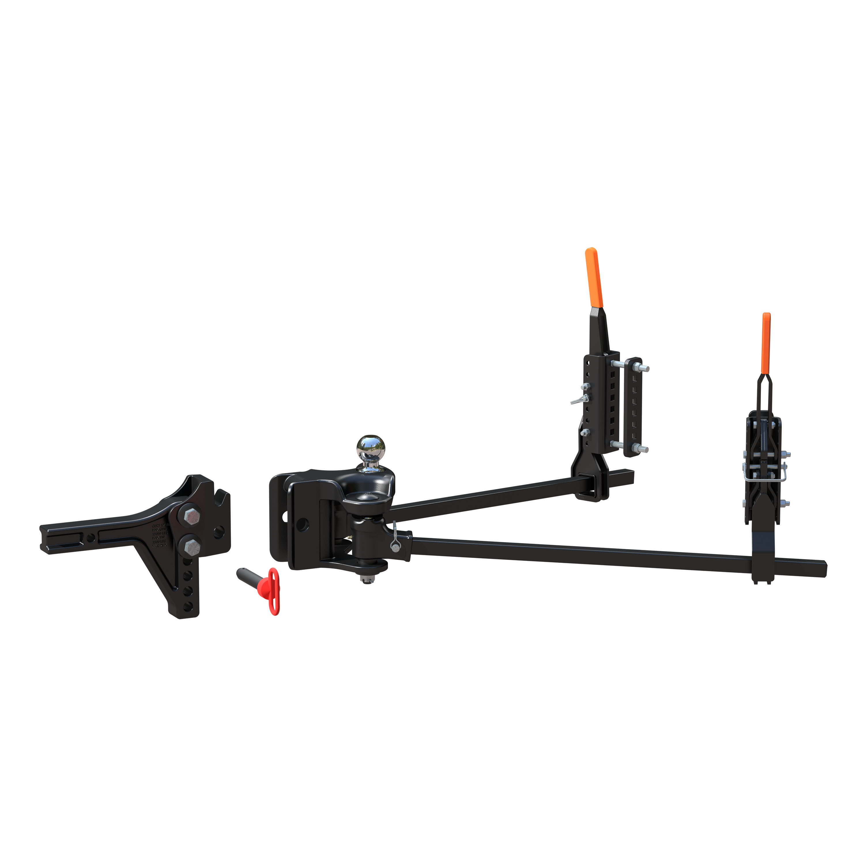 CURT TruTrack 4P Trailer-Mounted Weight Distribution Hitch, 8-10K 17520 thumbnail 0