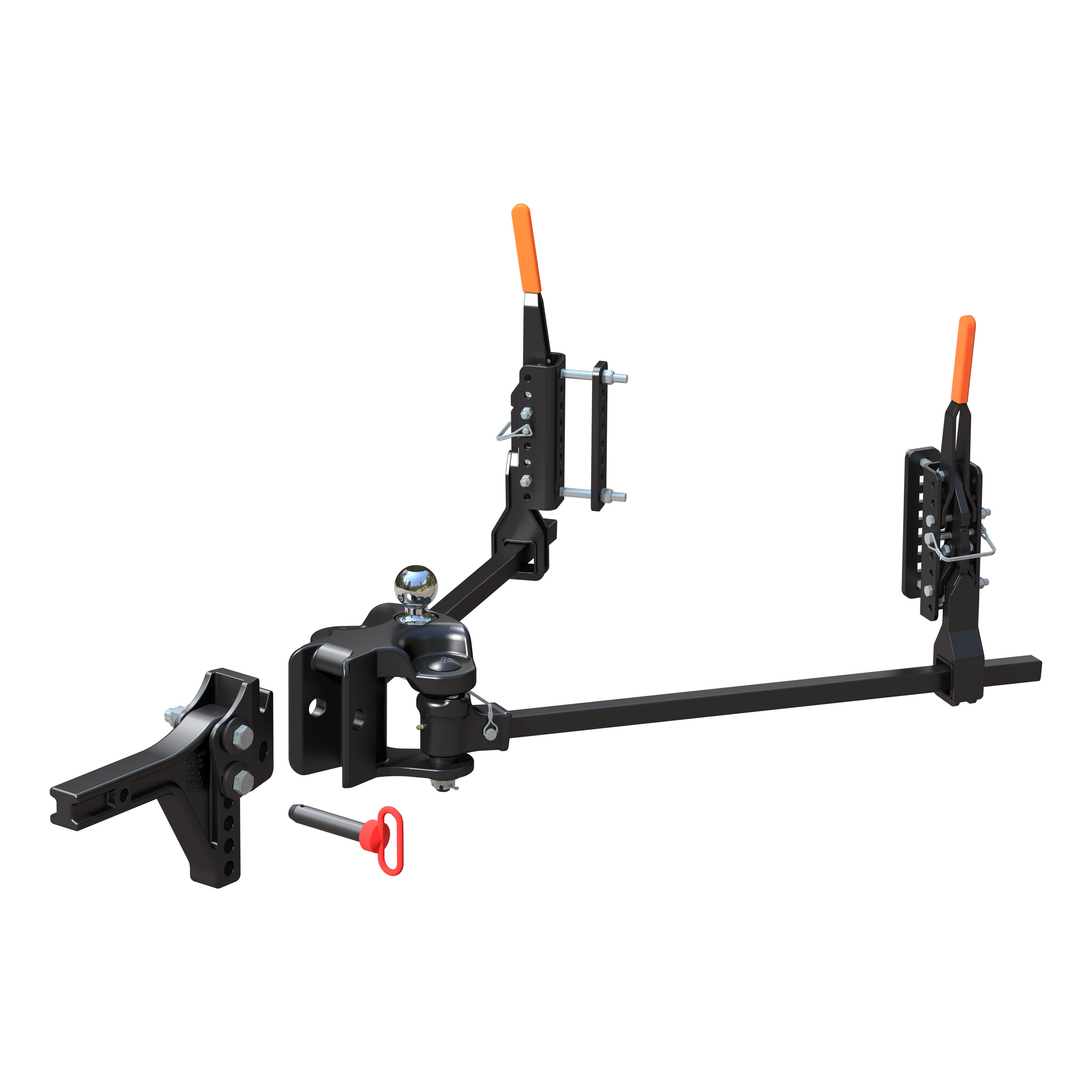 CURT TruTrack 4P Trailer-Mounted Weight Distribution Hitch, 8-10K 17520 thumbnail 2