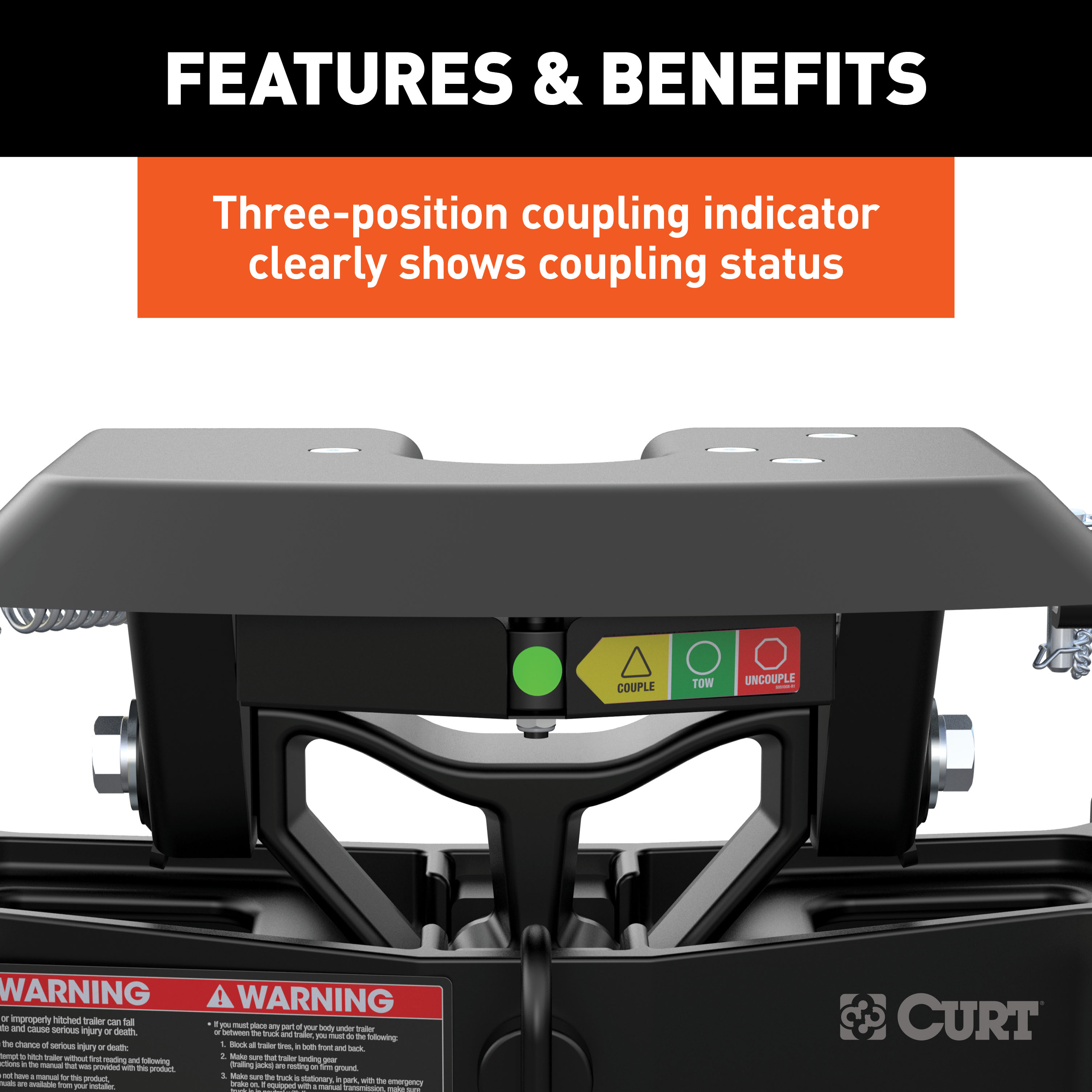 CURT 30K, A30 5th Wheel Hitch with Base Rails, 30,000 lbs 16191 thumbnail 9