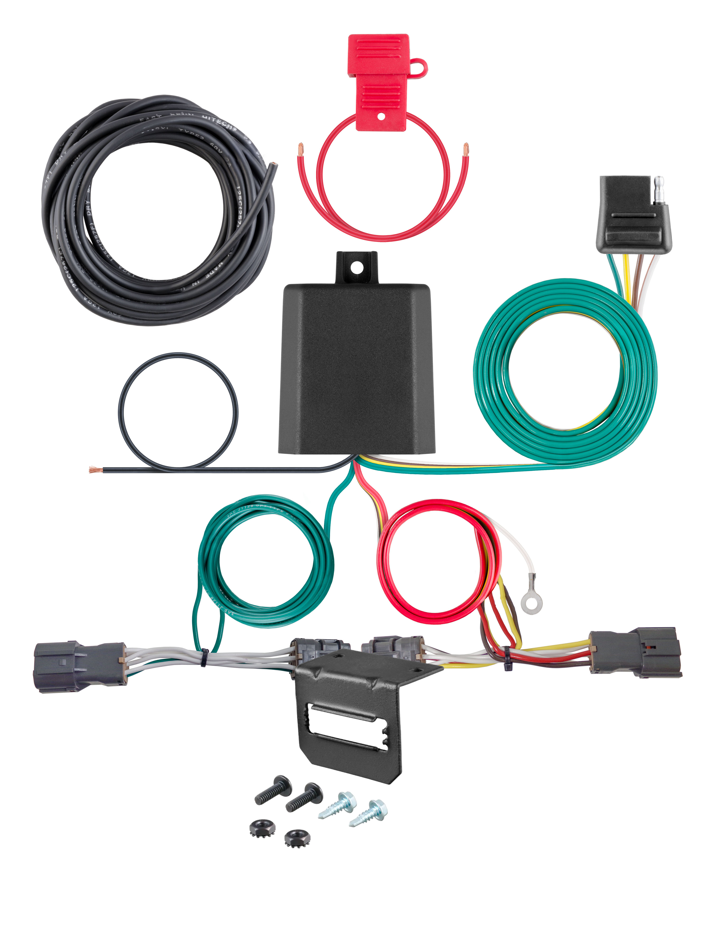 19-21 Hyundai Tucson Excluding Night CURT 4-flat Plug and Play Trailer Wiring thumbnail 0