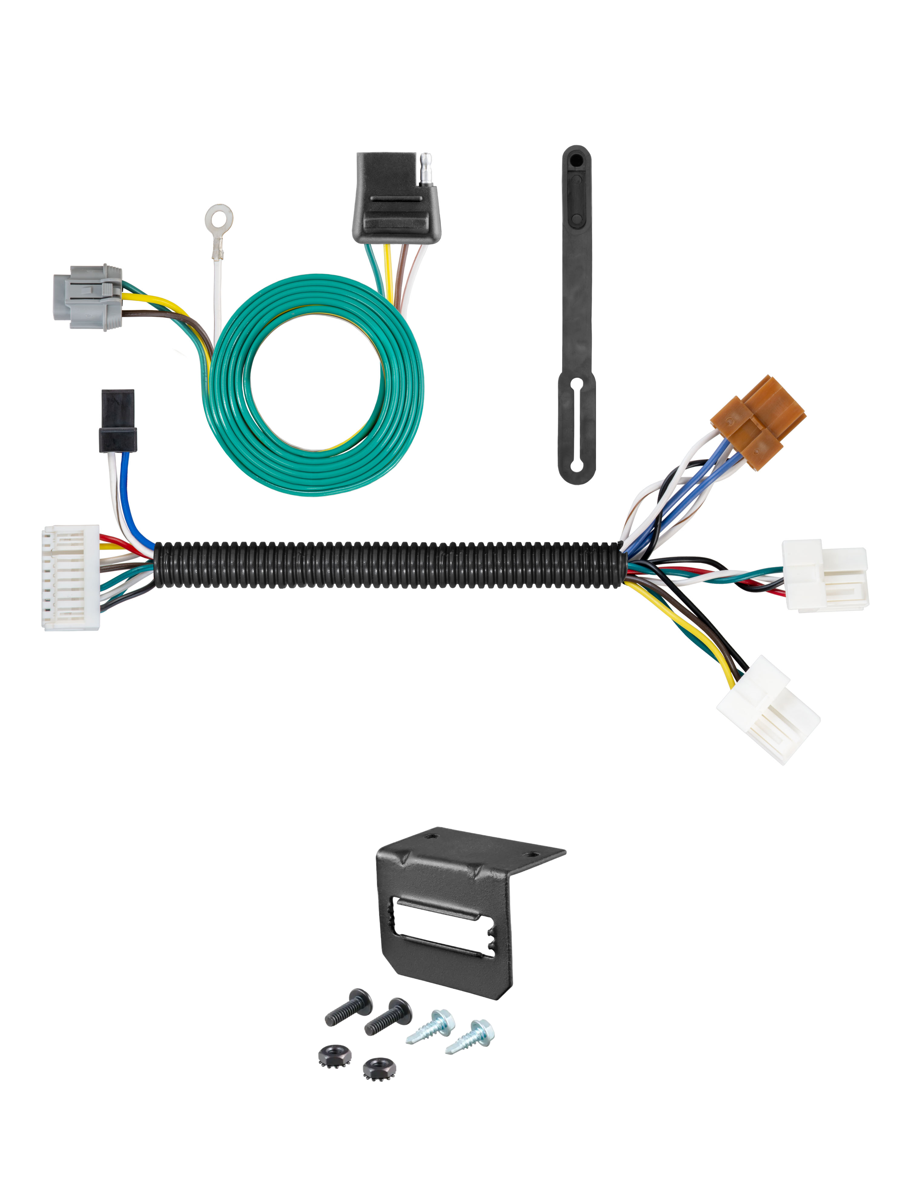 14-21 Infiniti QX60 CURT 4-flat Plug and Play Trailer Wiring thumbnail 0