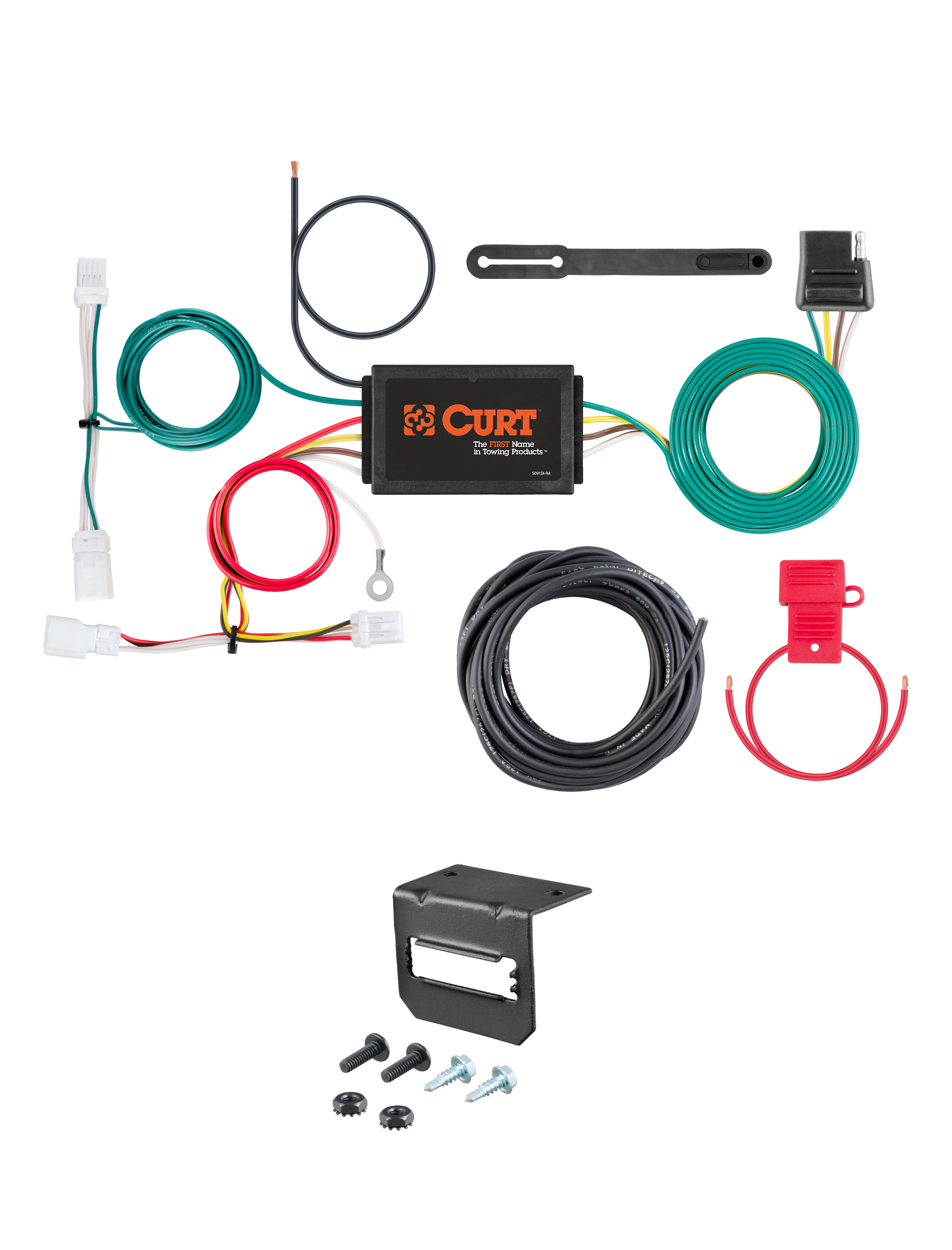 17-22 KIA Niro Excluding plug-in and EV models CURT 4-flat Plug and Play Trailer Wiring thumbnail 0