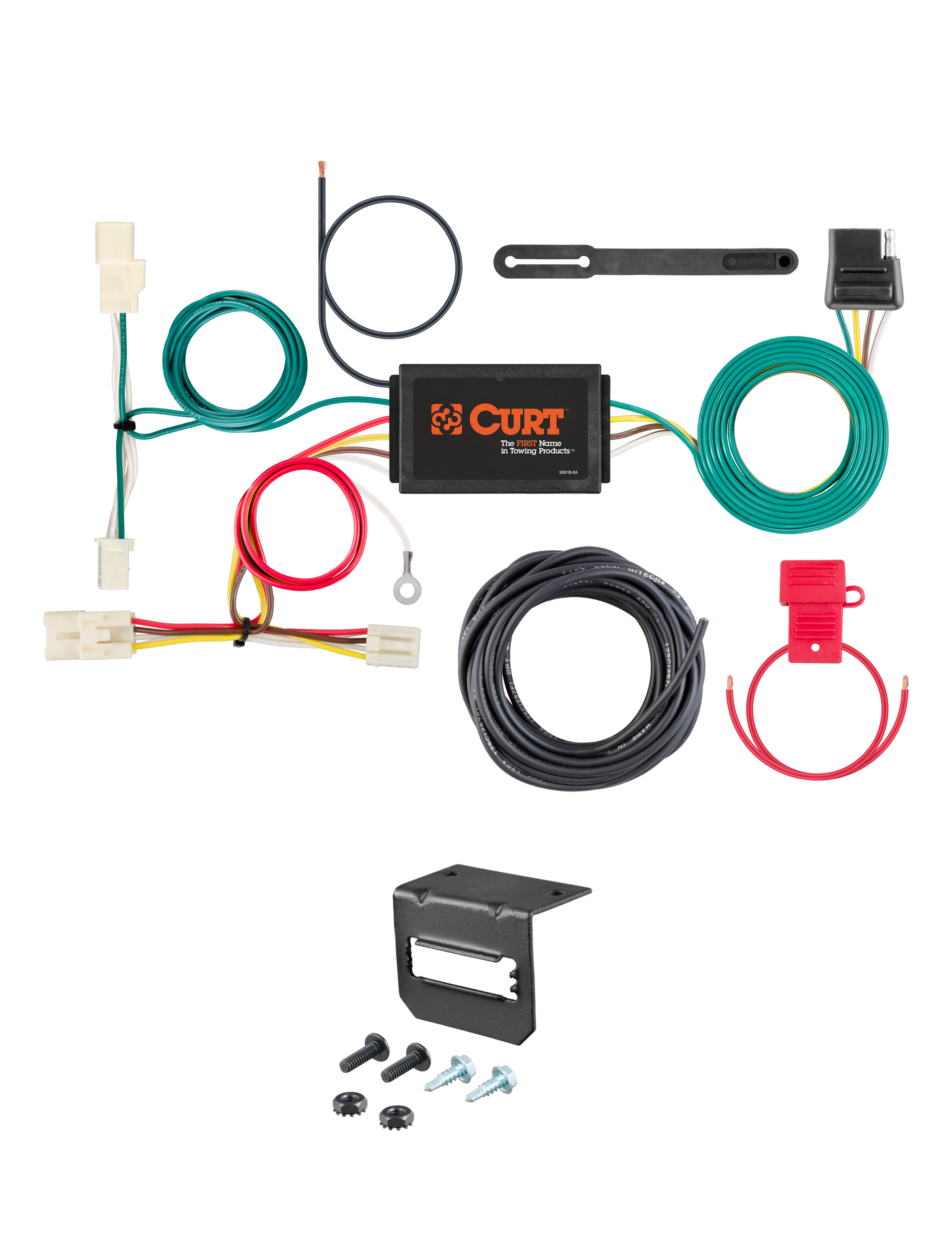11-13 KIA Optima CURT 4-flat Plug and Play Trailer Wiring thumbnail 0