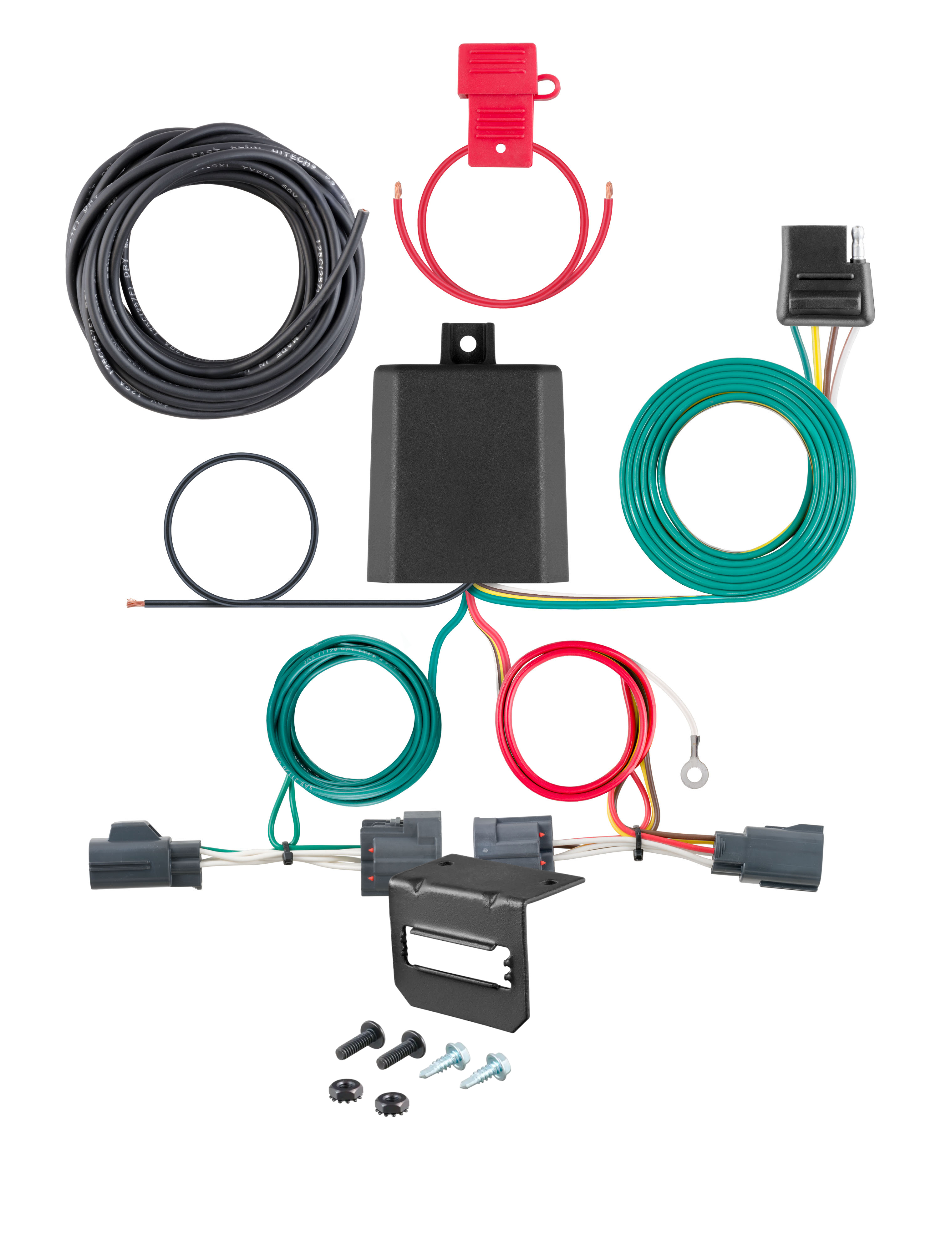 08-12 JEEP Liberty CURT 4-flat Plug and Play Trailer Wiring thumbnail 0